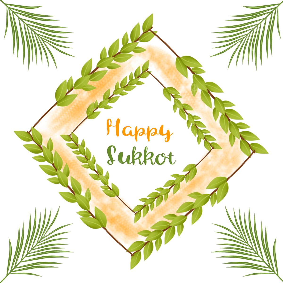 1200x1200 Sukkot Jewish Holiday Background