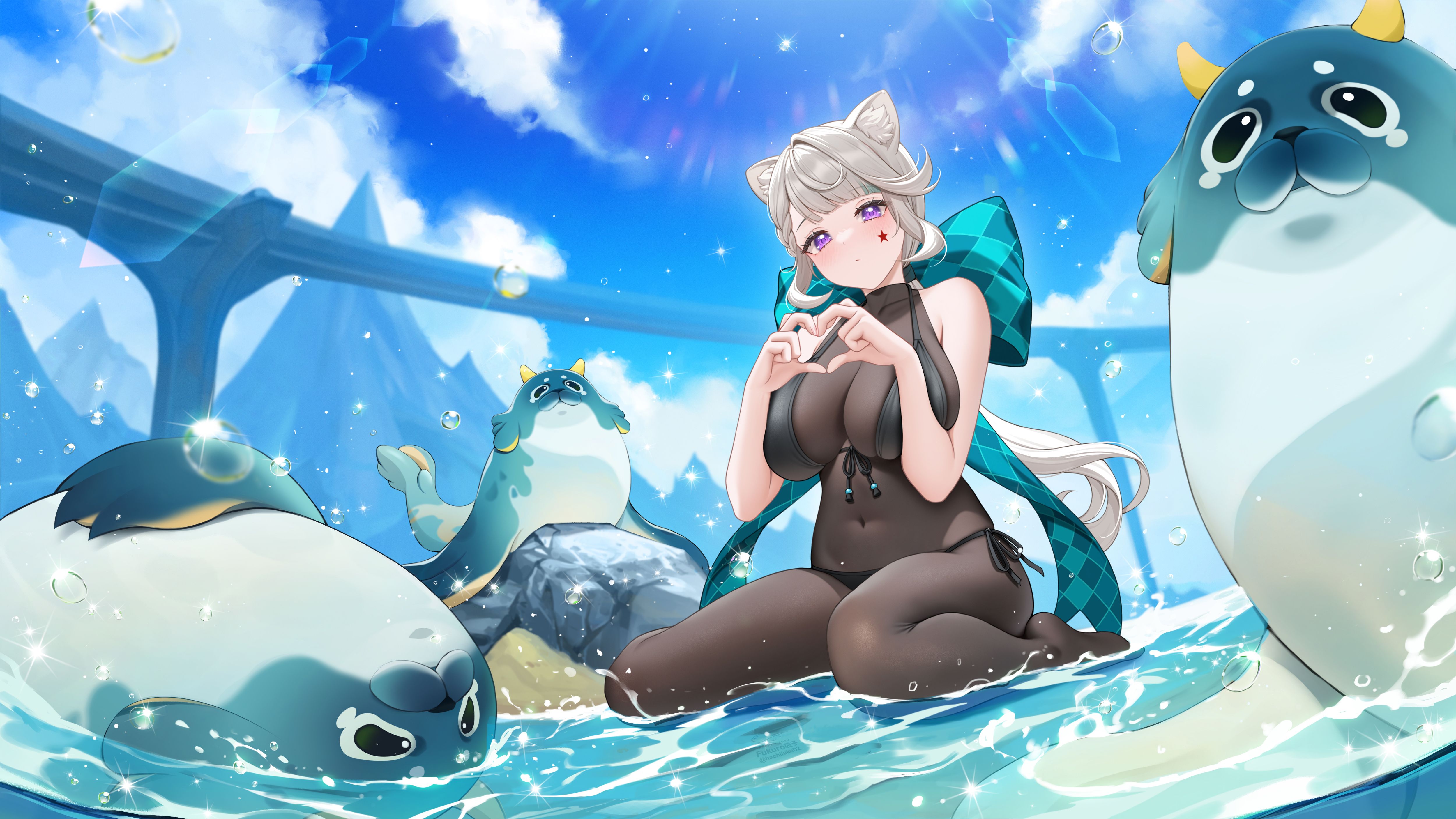 5000x2813 Lynette (Genshin Impact), Fanart