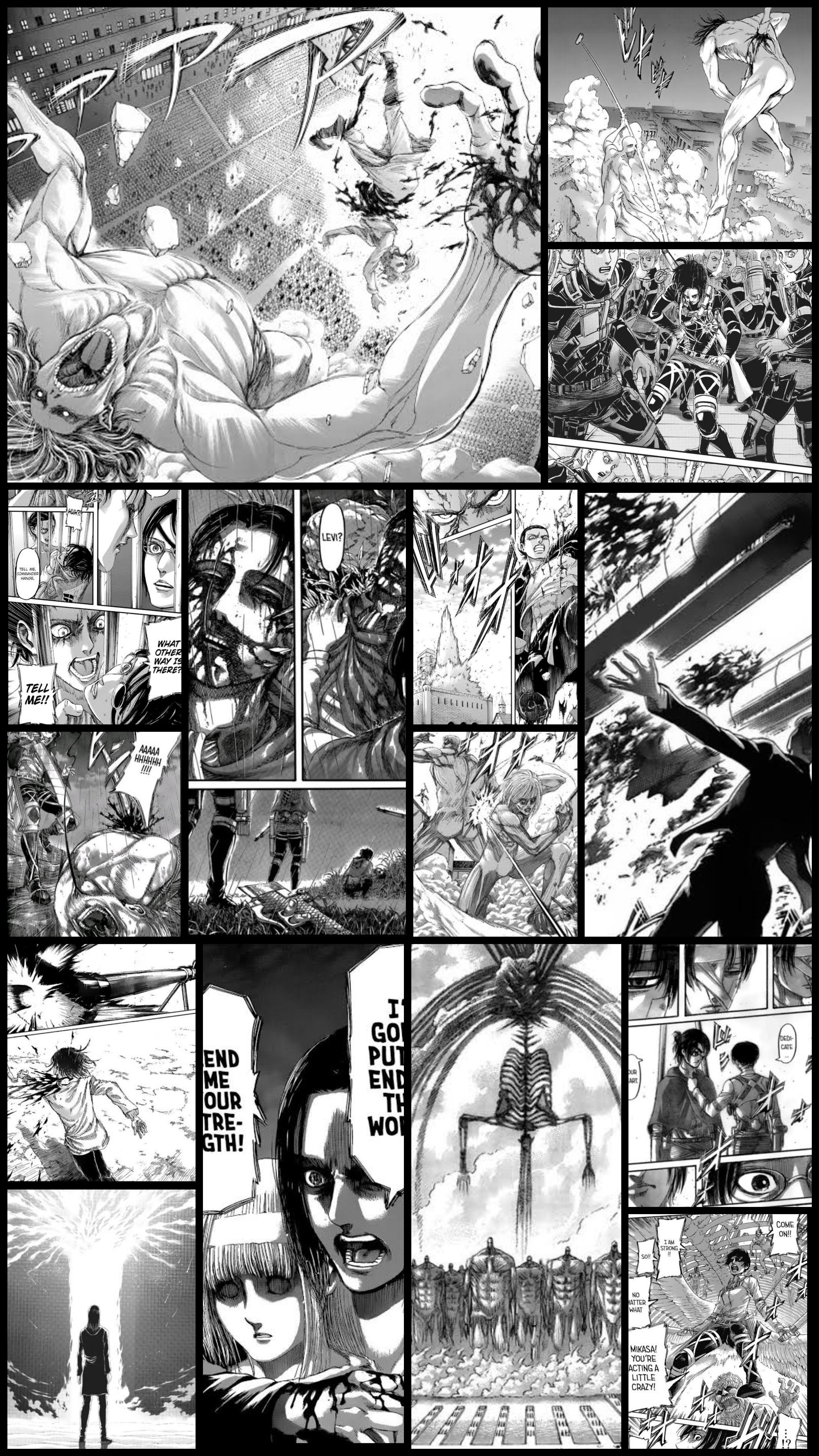 4096x7278 Wallpaper from manga panels OC ch