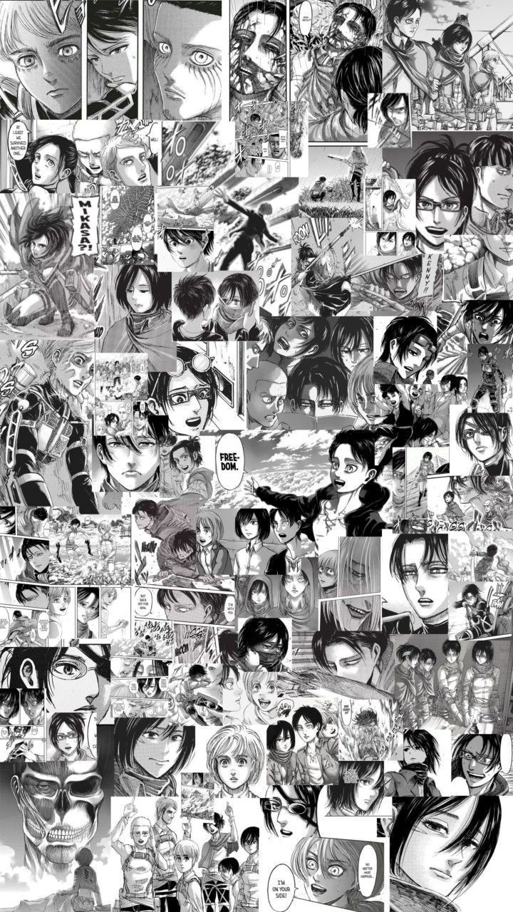 720x1280 Attack On Titan Manga Panel Wallpaper