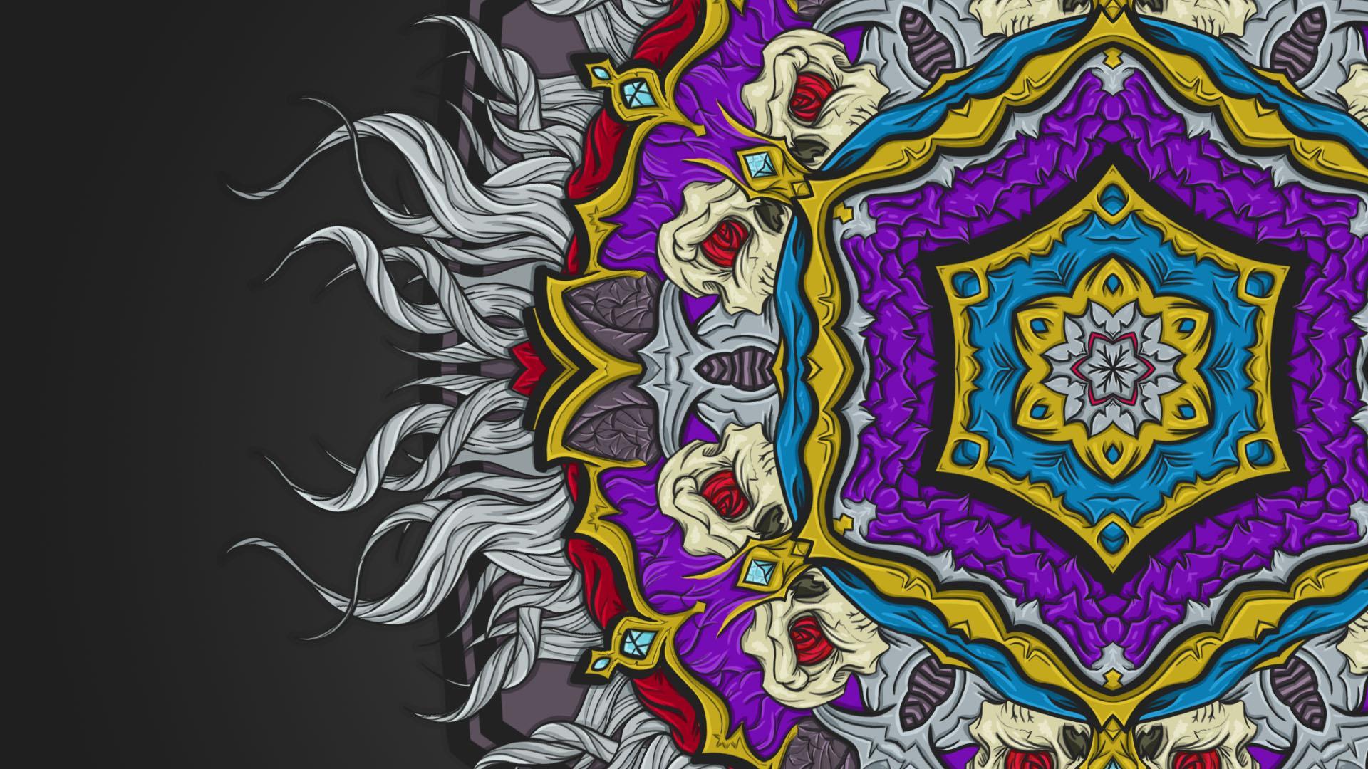 1920x1080 Fondos de pantalla de Mandalas, Wallpaper