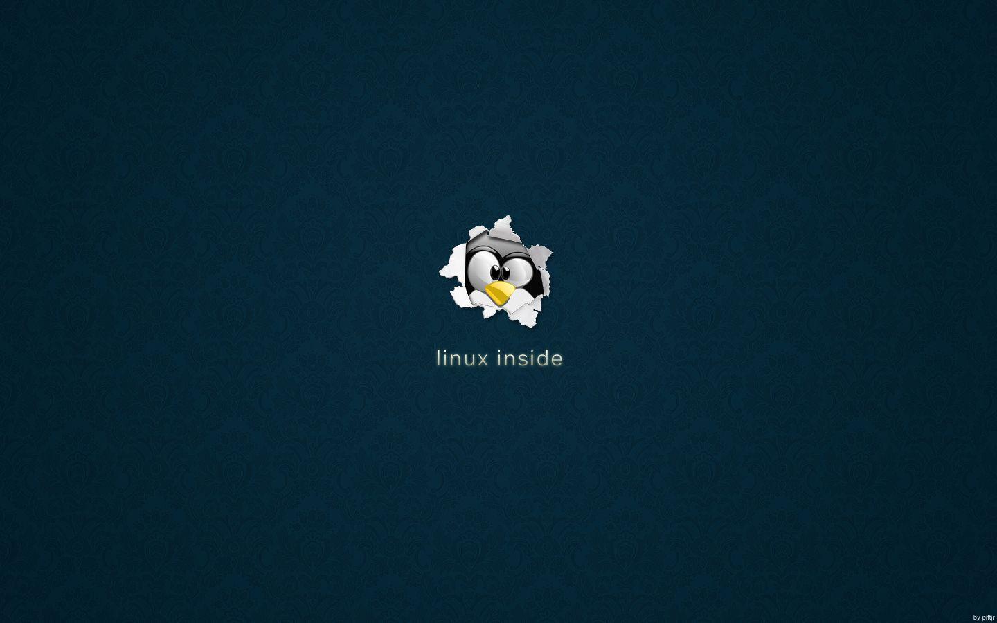 1440x900 Tux Wallpaper