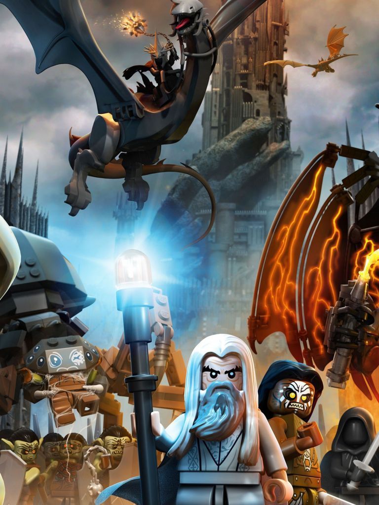 768x1024 Lego Lord Of The Rings Wallpaper