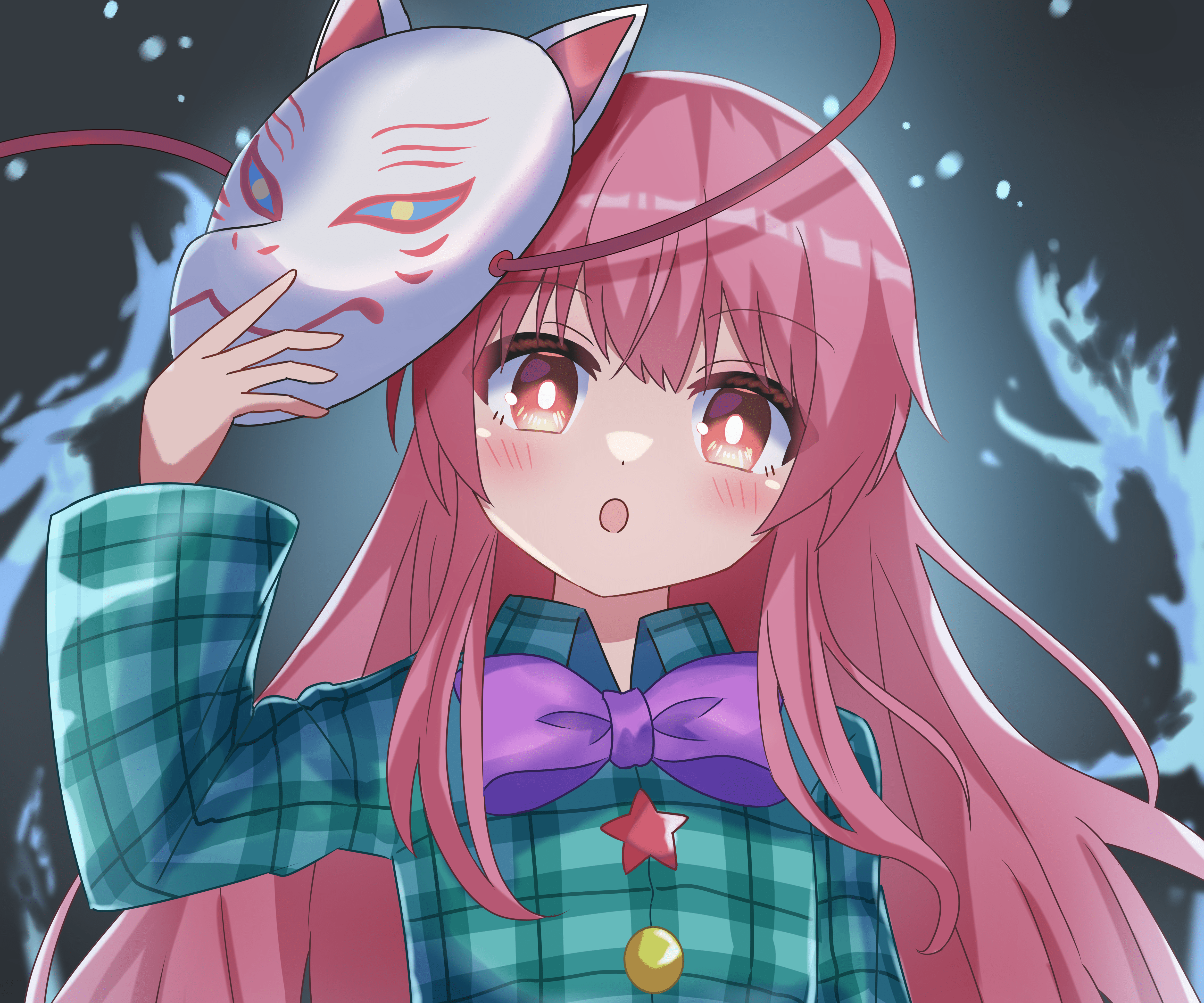 4961x4134 Hata No Kokoro Wallpaper