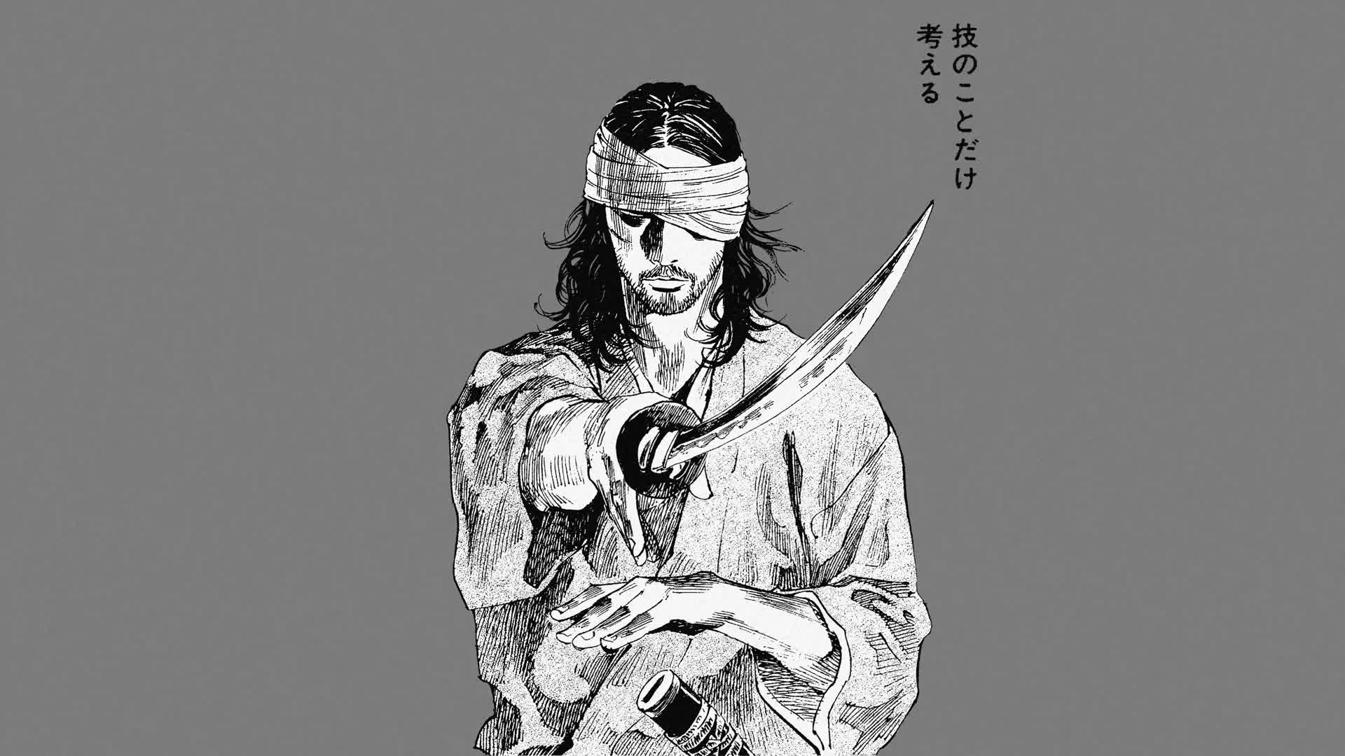 1920x1080 I animated a 4k Vagabond Wallpaper