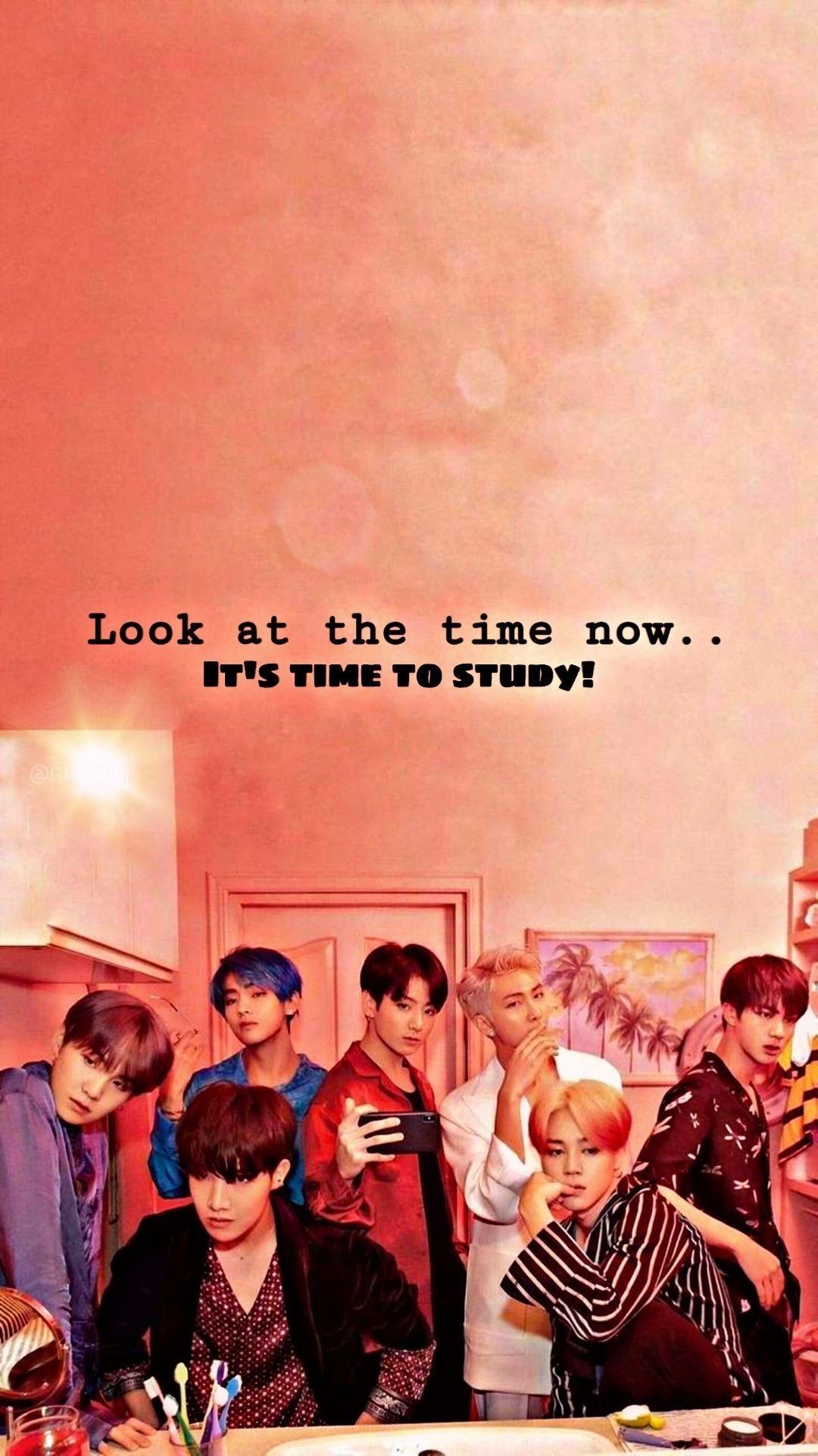 1080x1922 Korean Study Wallpaper