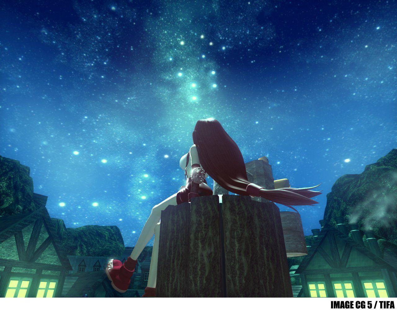 1280x1000 Final Fantasy VII (1998) promotional art