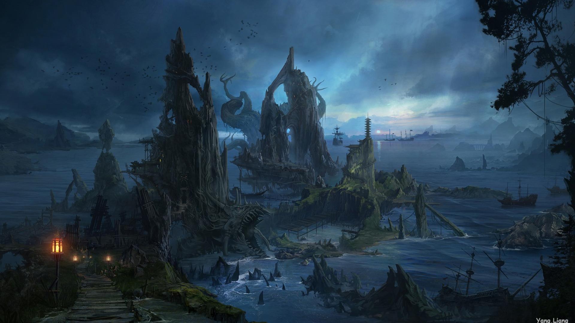 1920x1080 Fantasy Kingdom Wallpaper