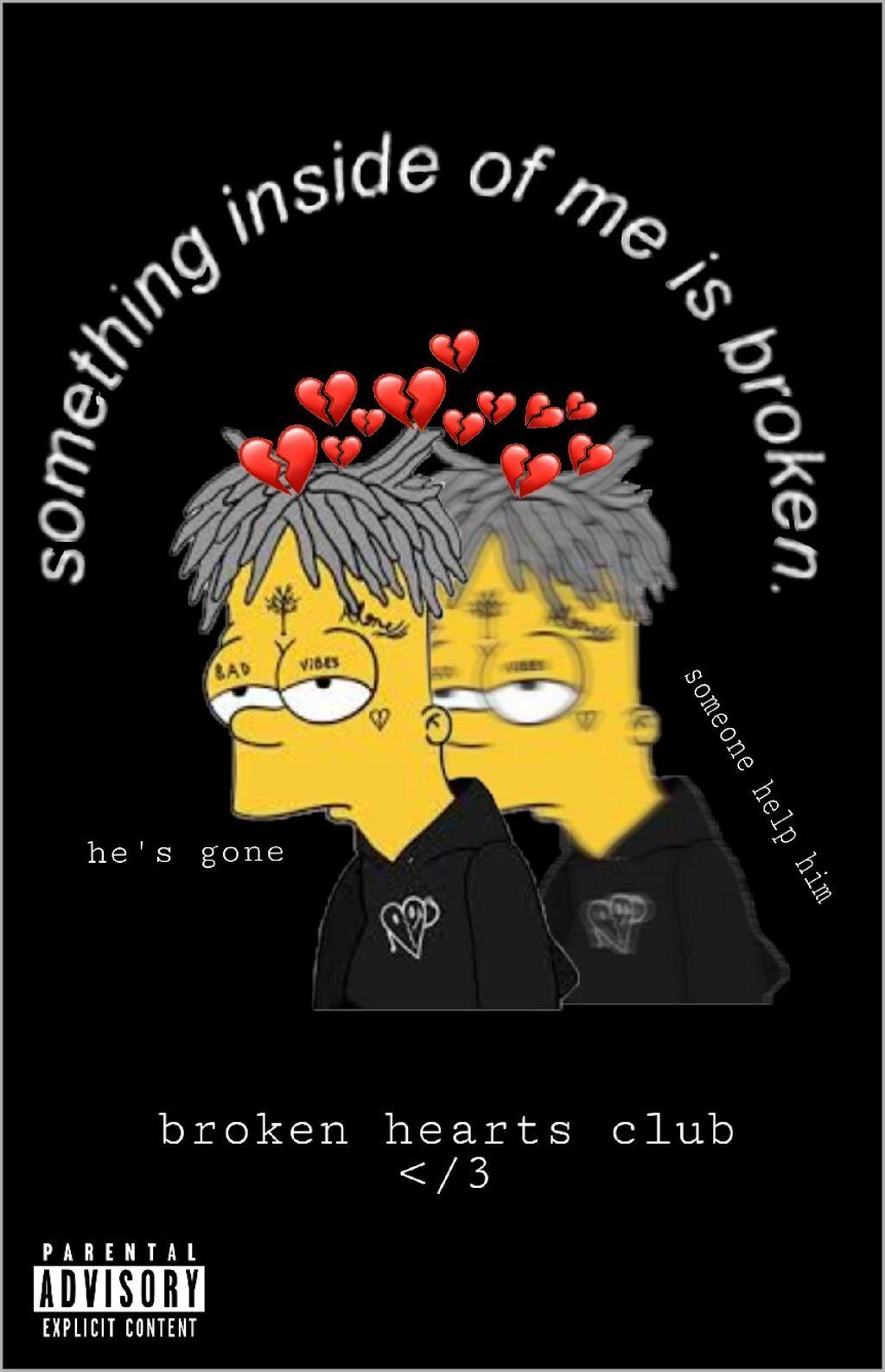 1080X1080 Sad Heart Bart : Lisa Simpsons Sad Wallpapers On Wallpaperdog