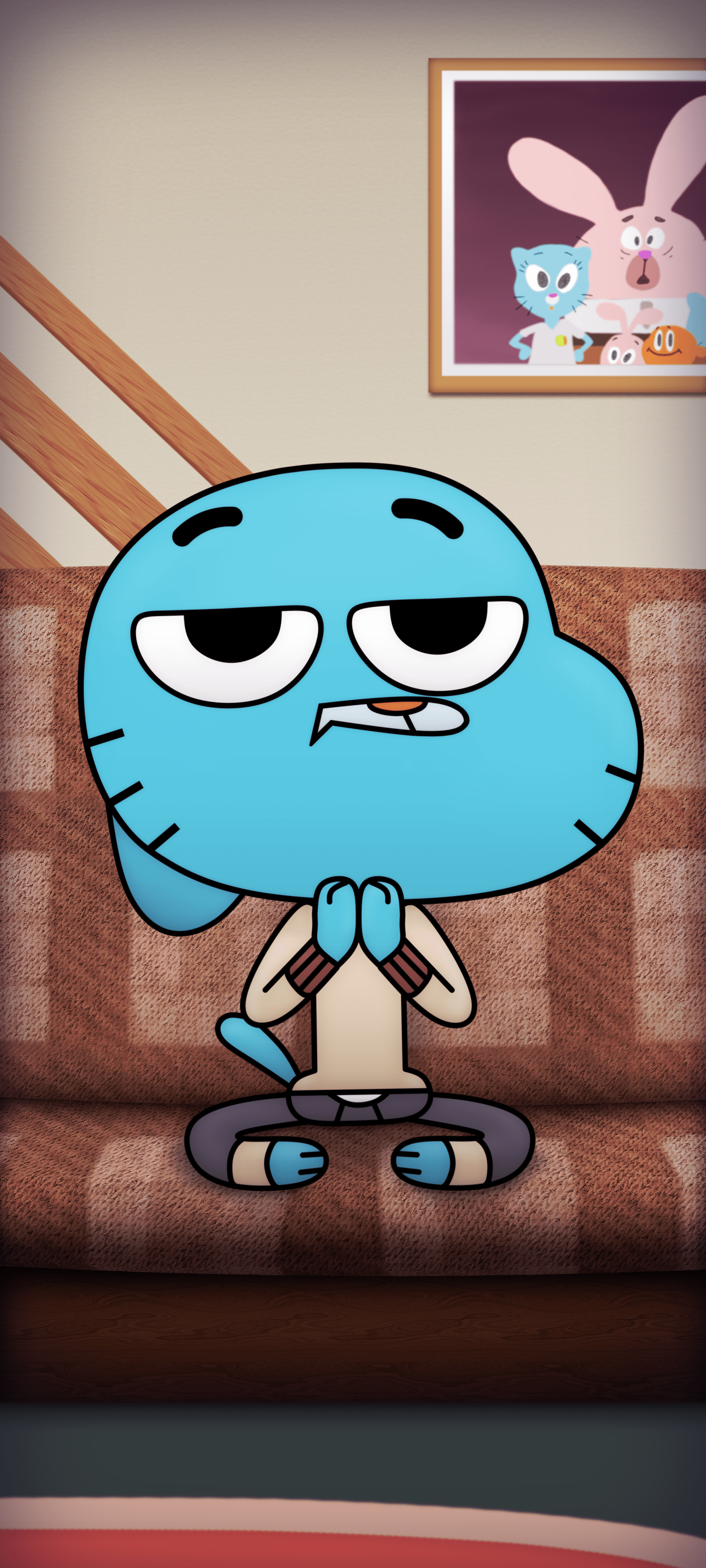 2160x4800 A wallpaper I made of Gumball