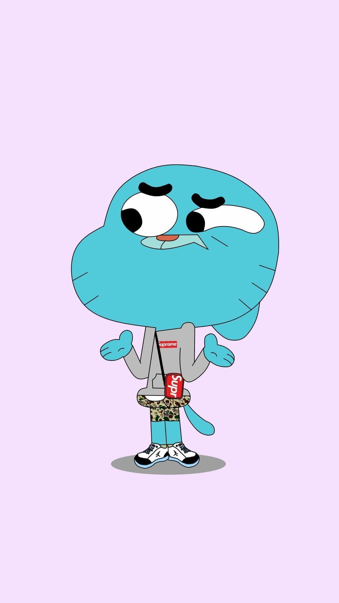 1080x1920 Gumball Watterson Phone Wallpaper