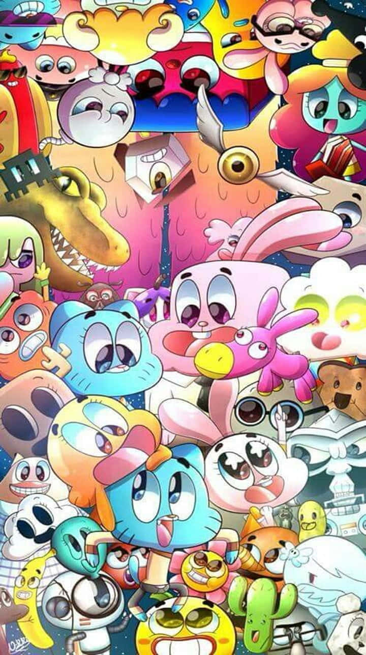 720x1286 Amazing World Of Gumball HD Wallpaper