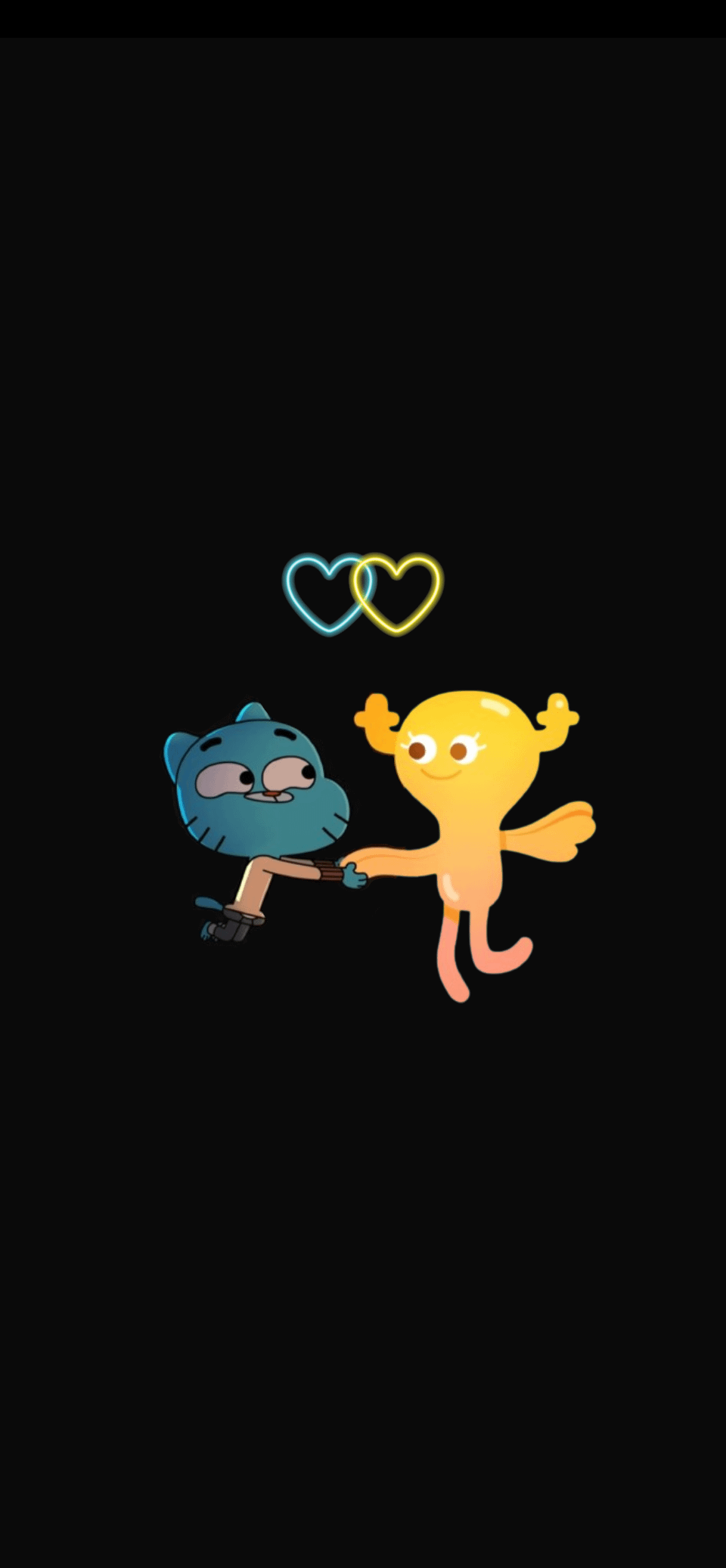 960x2074 wallpaper of Gumball and Penny. Hope