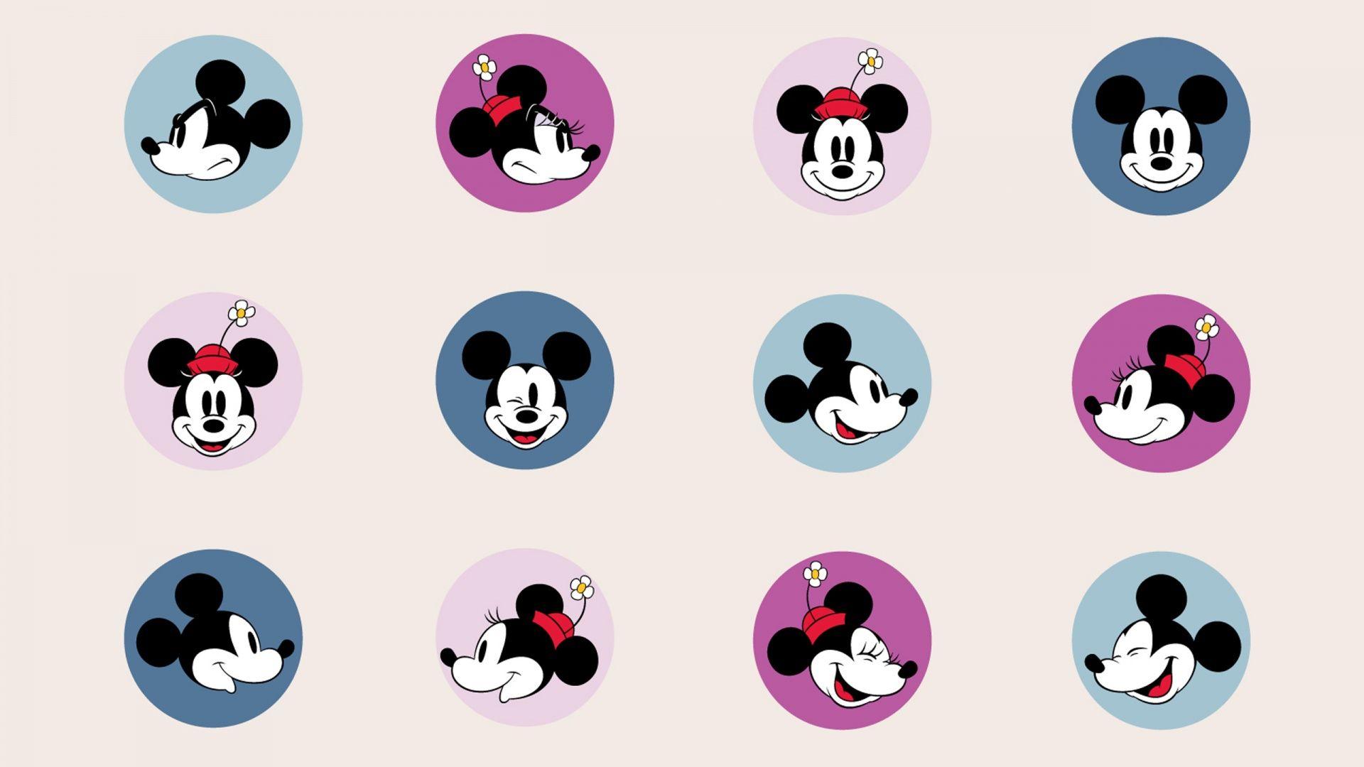 1920x1080 Mickey And Minnie Mouse Vintage Wallpaper