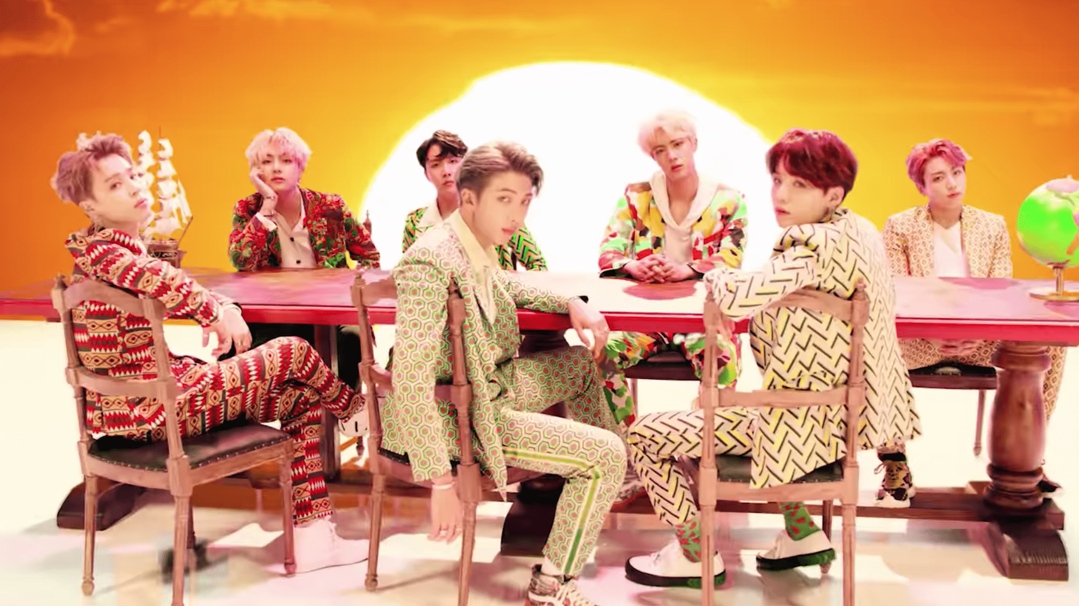 2111x1187 BTS Wows With Amazing Hair Moments in Idol Music Video