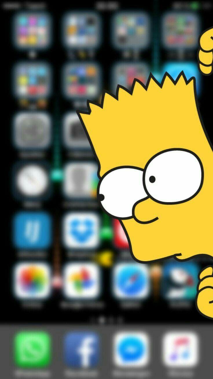 736x1309 Bart Simpson Hình Nền iPhone