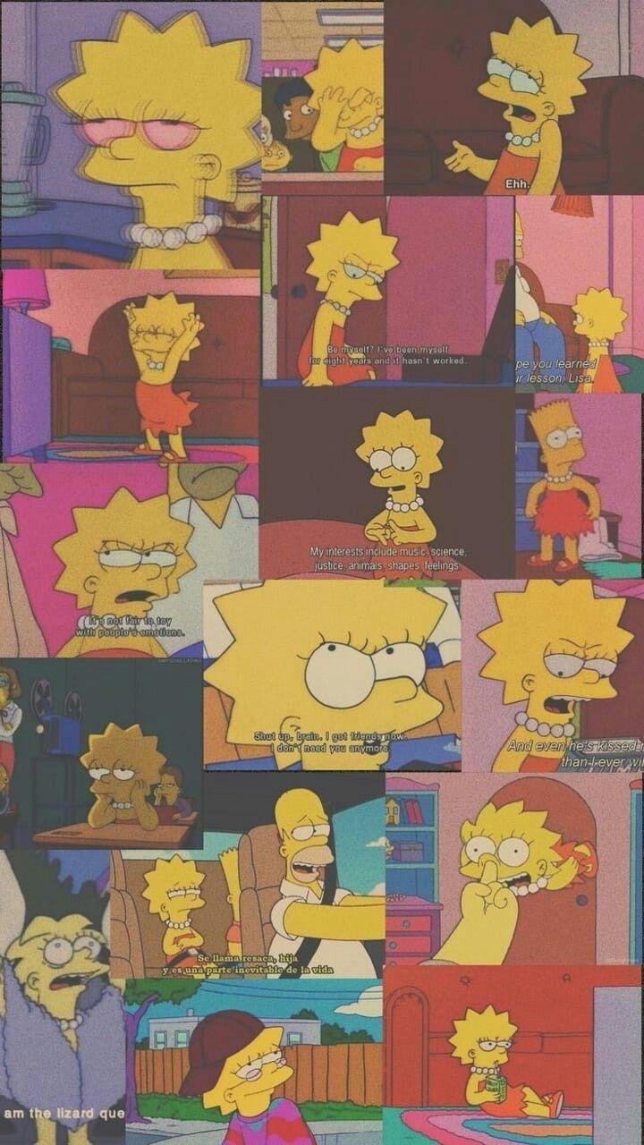 720x1280 Hình nền buồn Simpsons