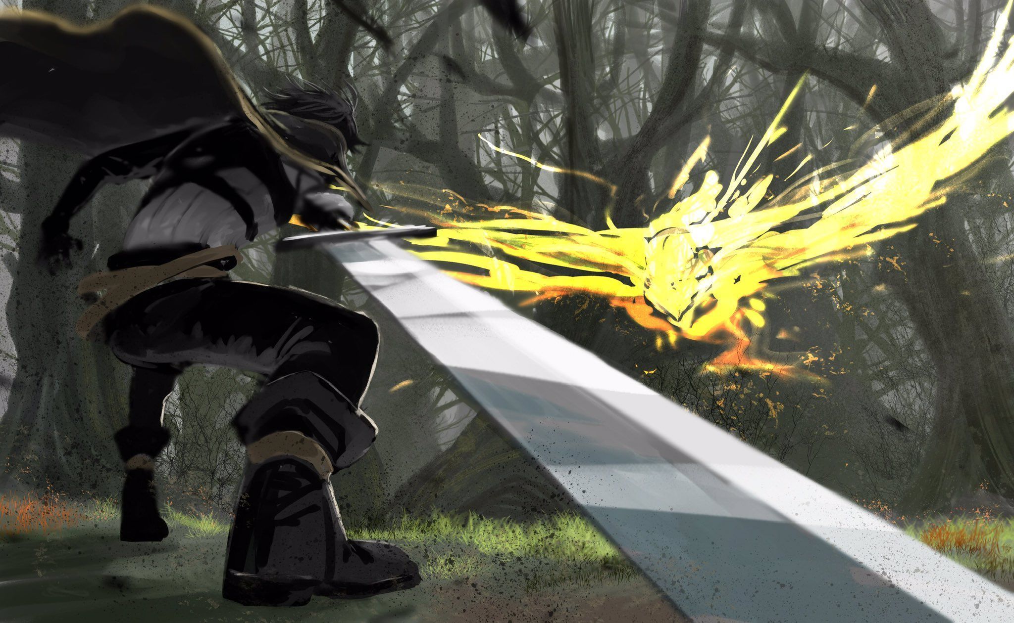 2048x1260 Wistoria: Wand And Sword
