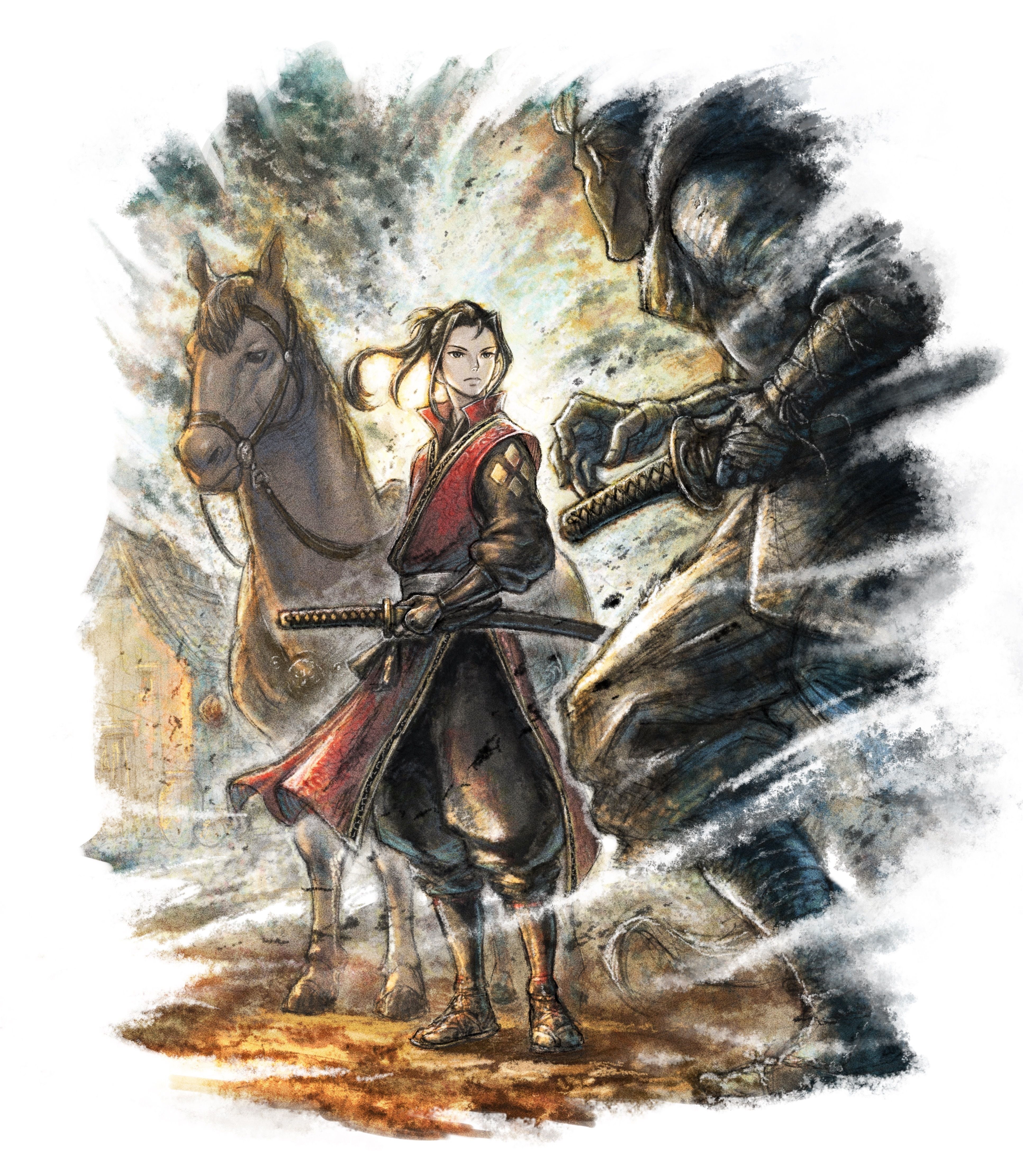 3866x4446 Official HD art of the eight travelers