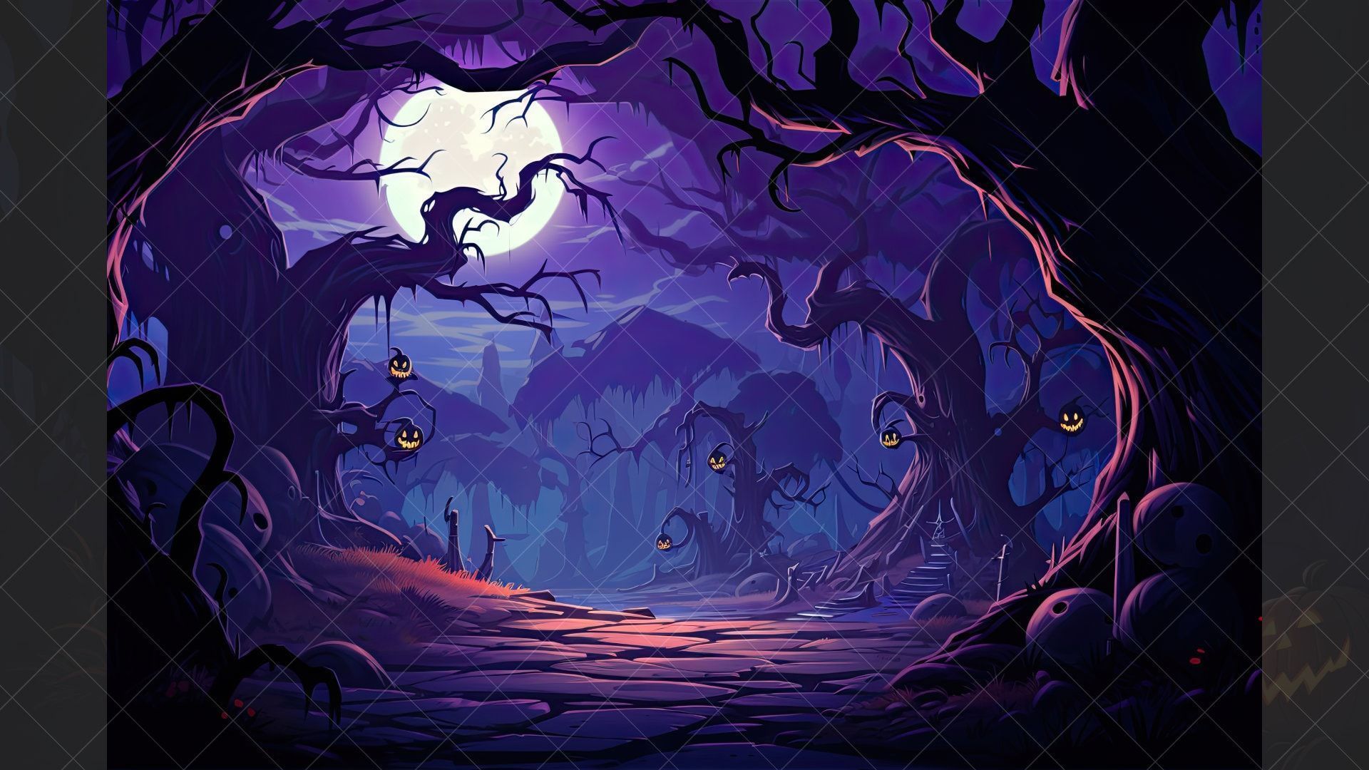 1920x1080 BACKGROUND Halloween 1 in 2D