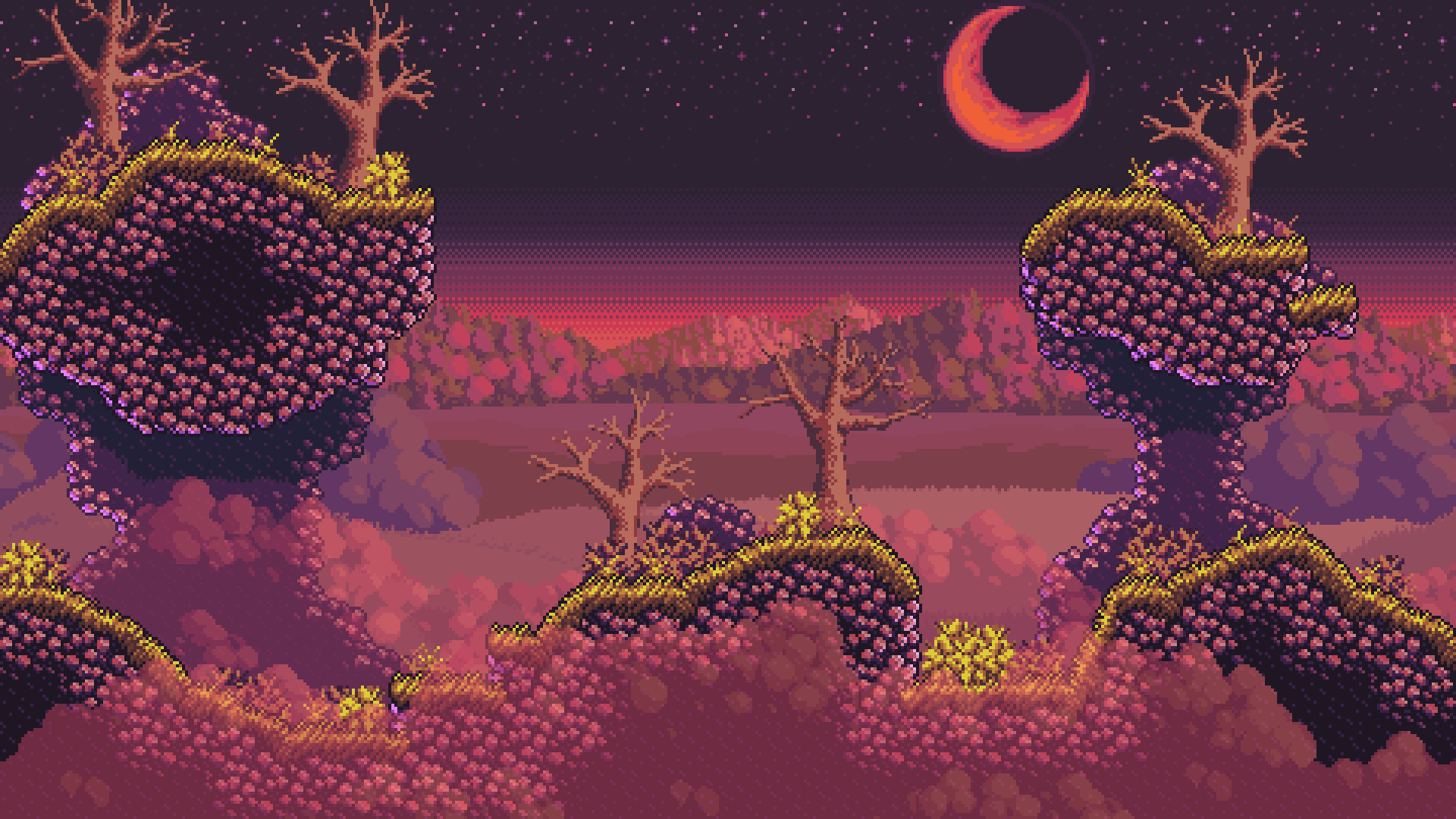 1920x1080 Halloween Pixel Wallpaper