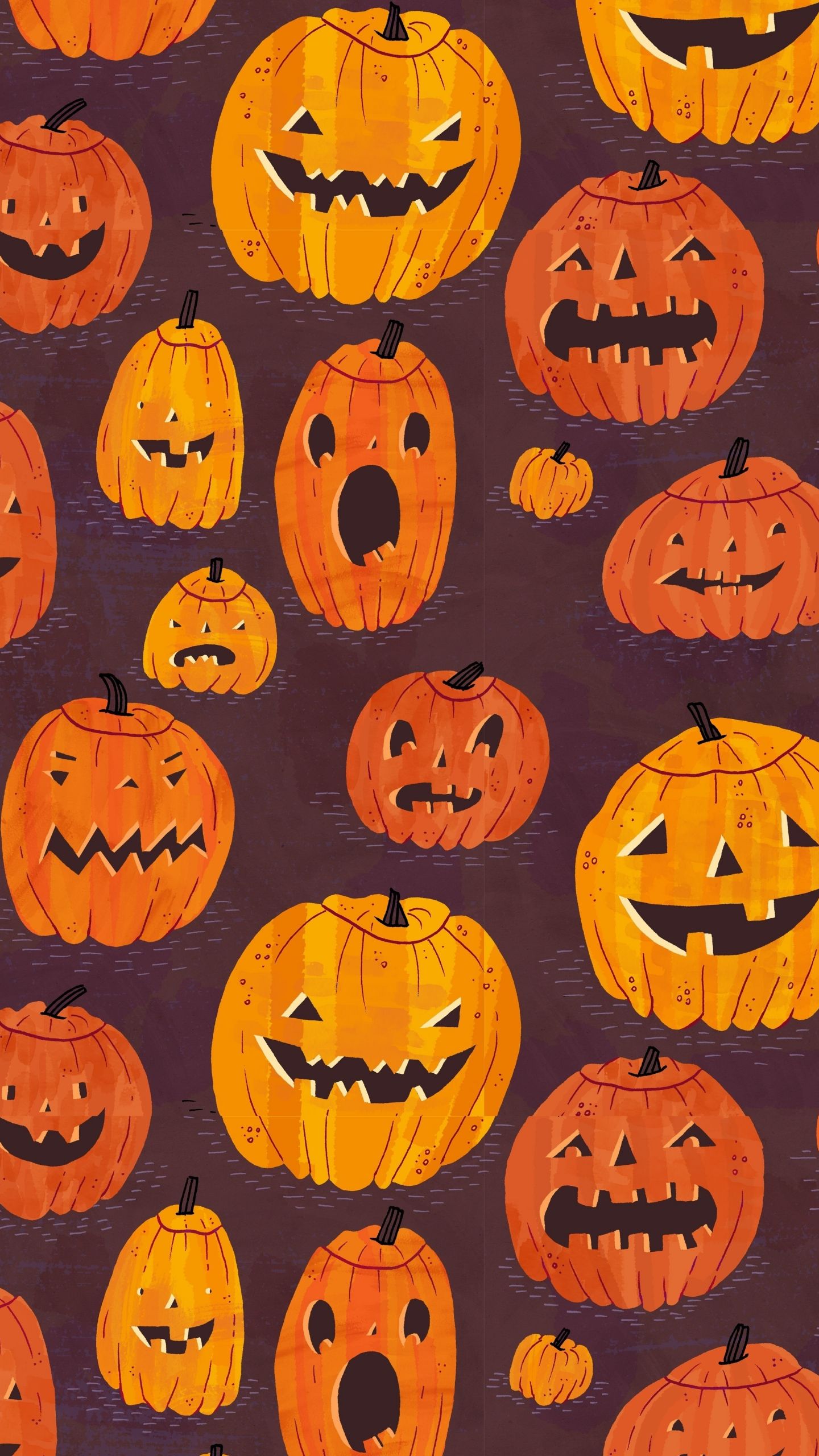 1440x2560 Download wallpaper 1440x2560 pumpkin