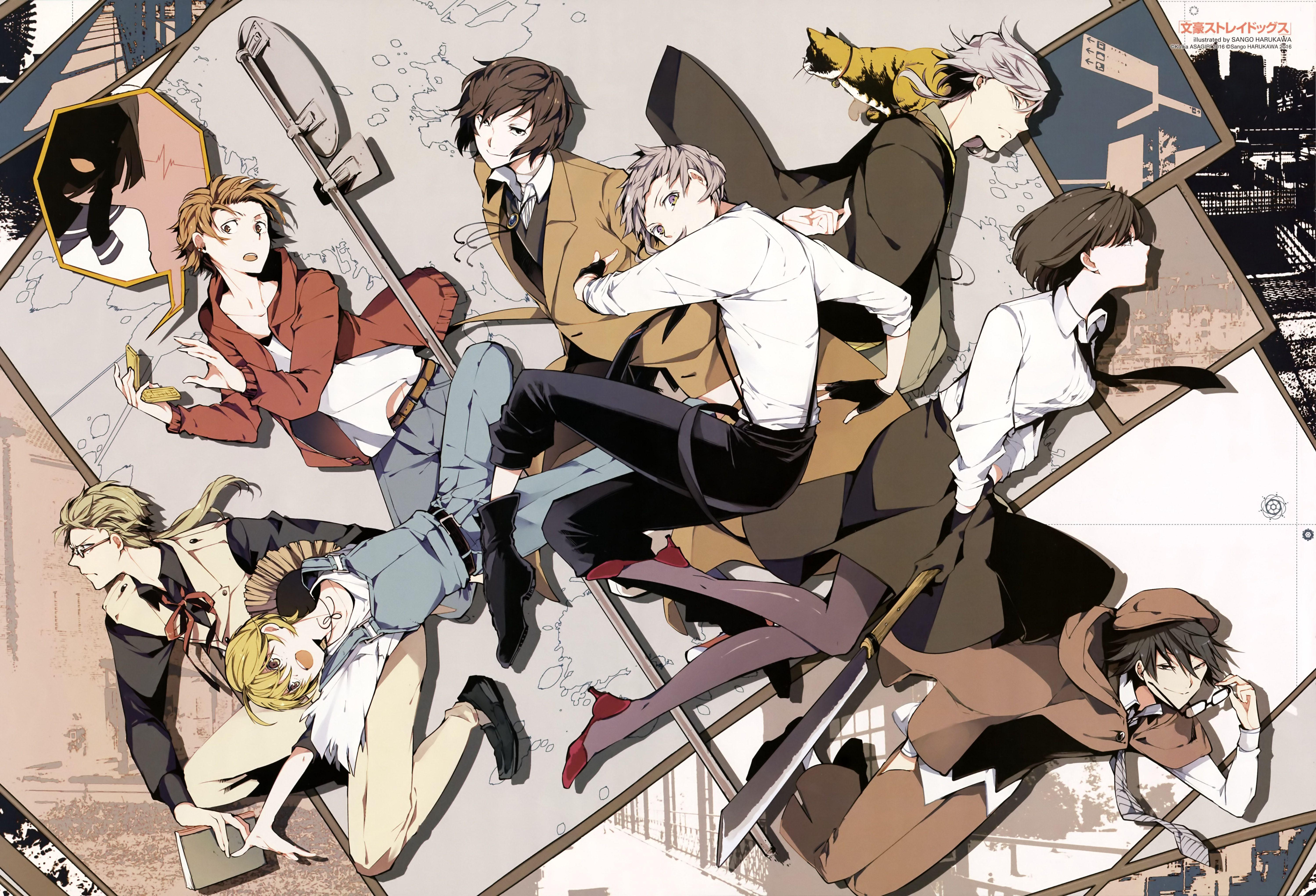 Bungou Stray Dogs Wallpapers Top Free Bungou Stray Dogs Backgrounds Wallpaperaccess