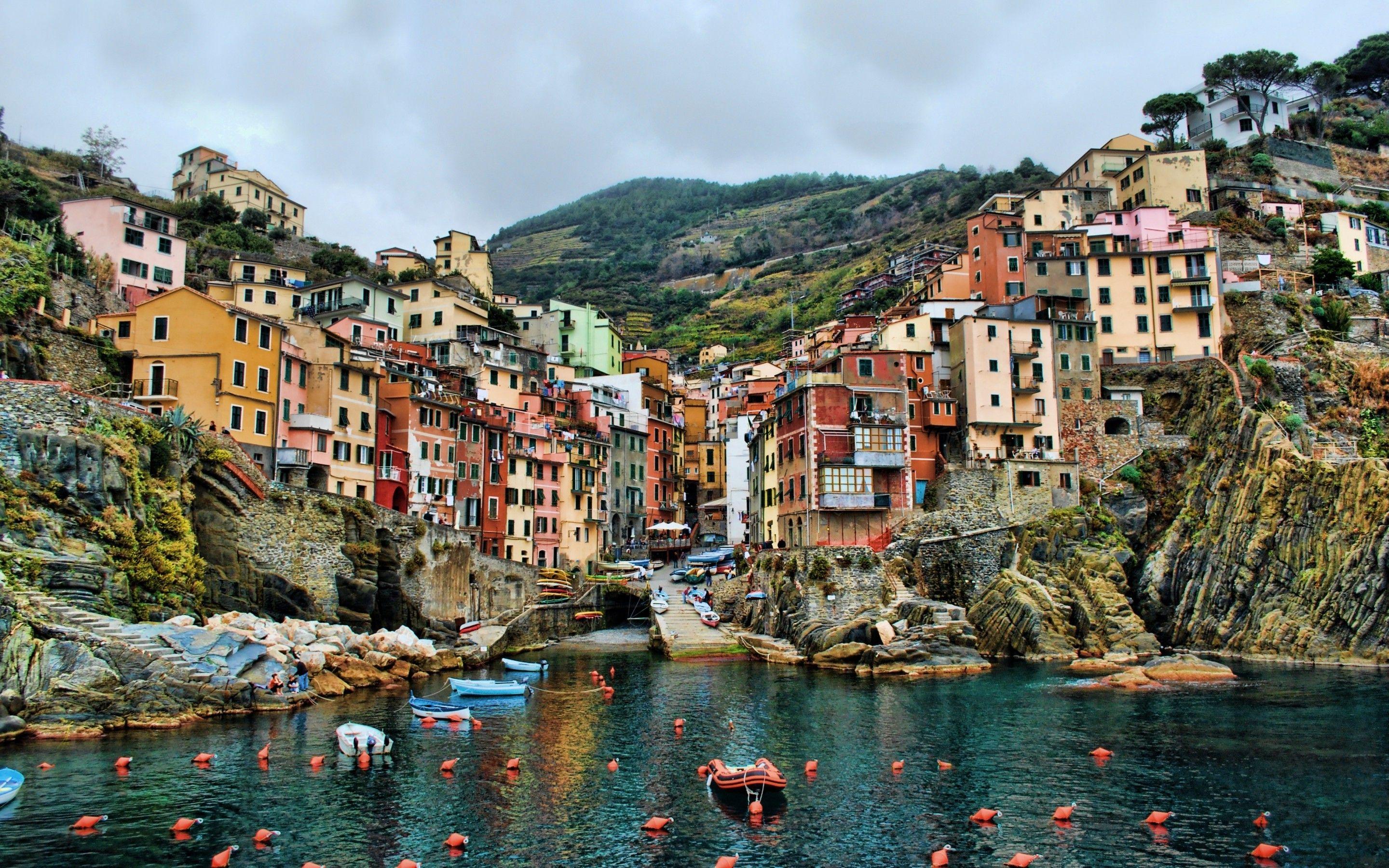 2880x1800 Cinque Terre HD Wallpaper