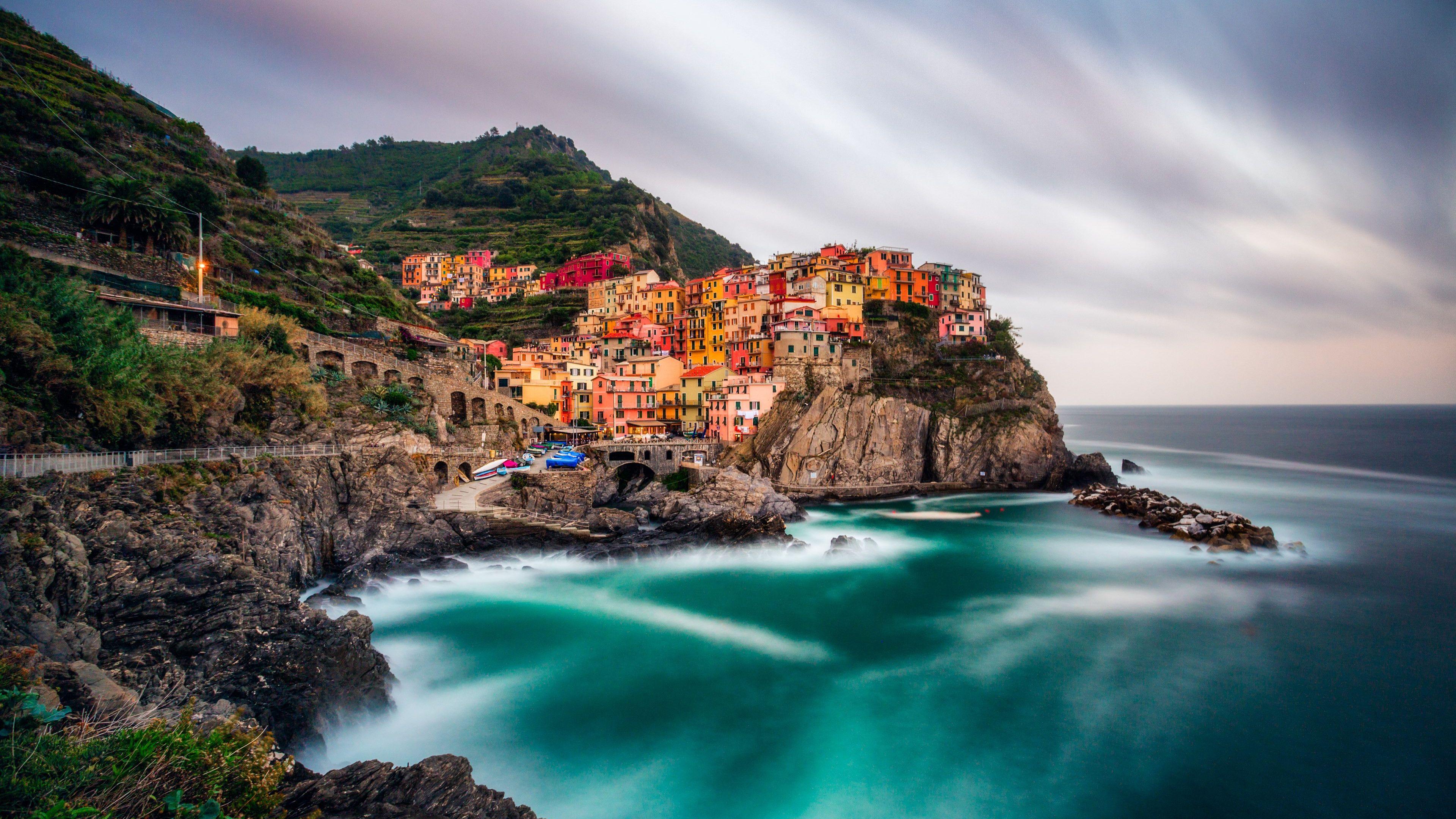 3840x2160 Download wallpaper: Manarola, Cinque Terre 3840x2160