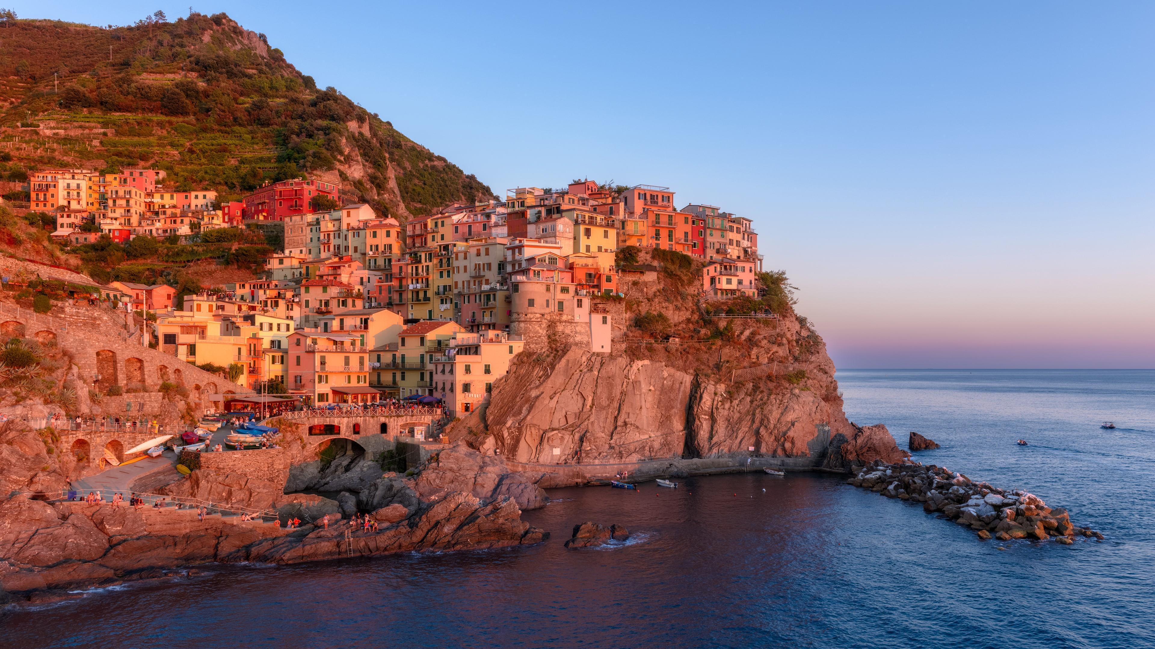3840x2160 Manarola Wallpaper Terre Chromecast, Download