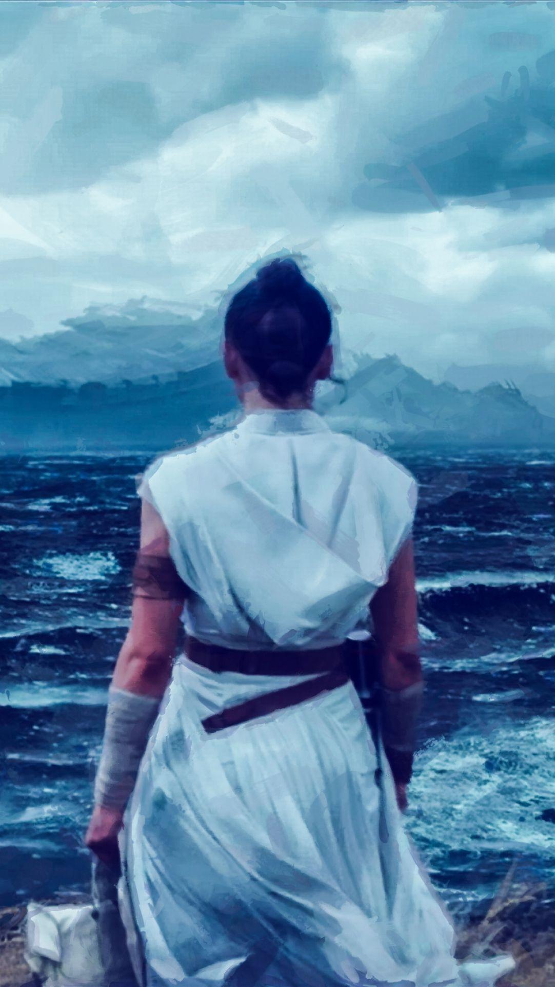 1082x1922 Star Wars Jedi The Rise of Skywalker Art Wallpaper, HD