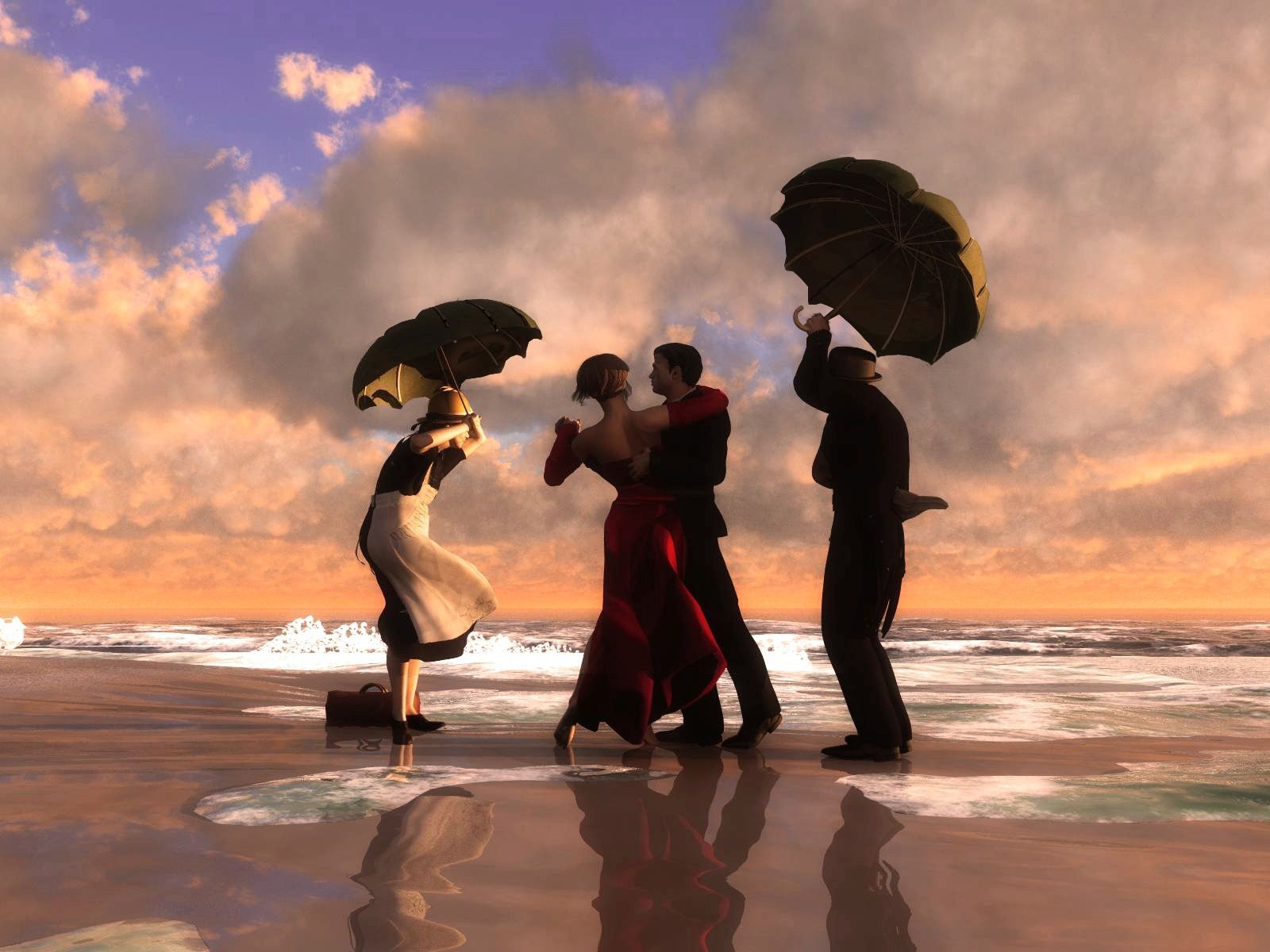 1600x1200 Jack Vettriano Wallpaper