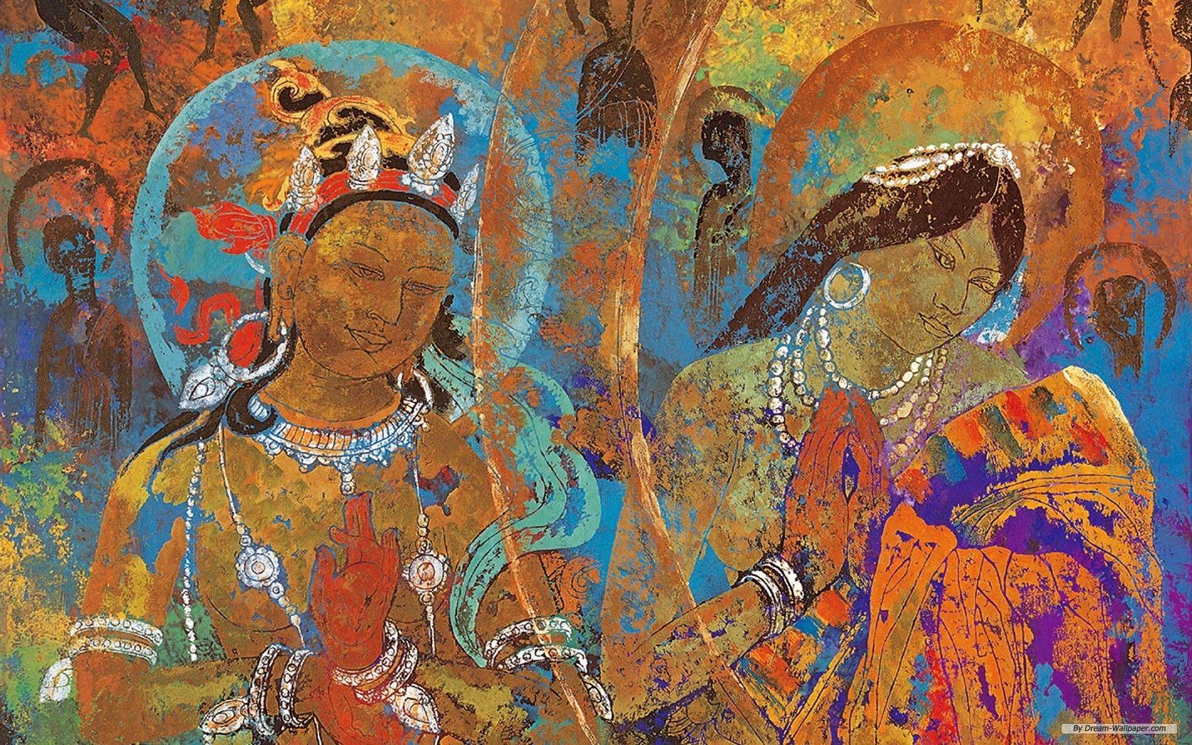 1680x1050 Free Wallpaper Art wallpaper Thangka Painting 2