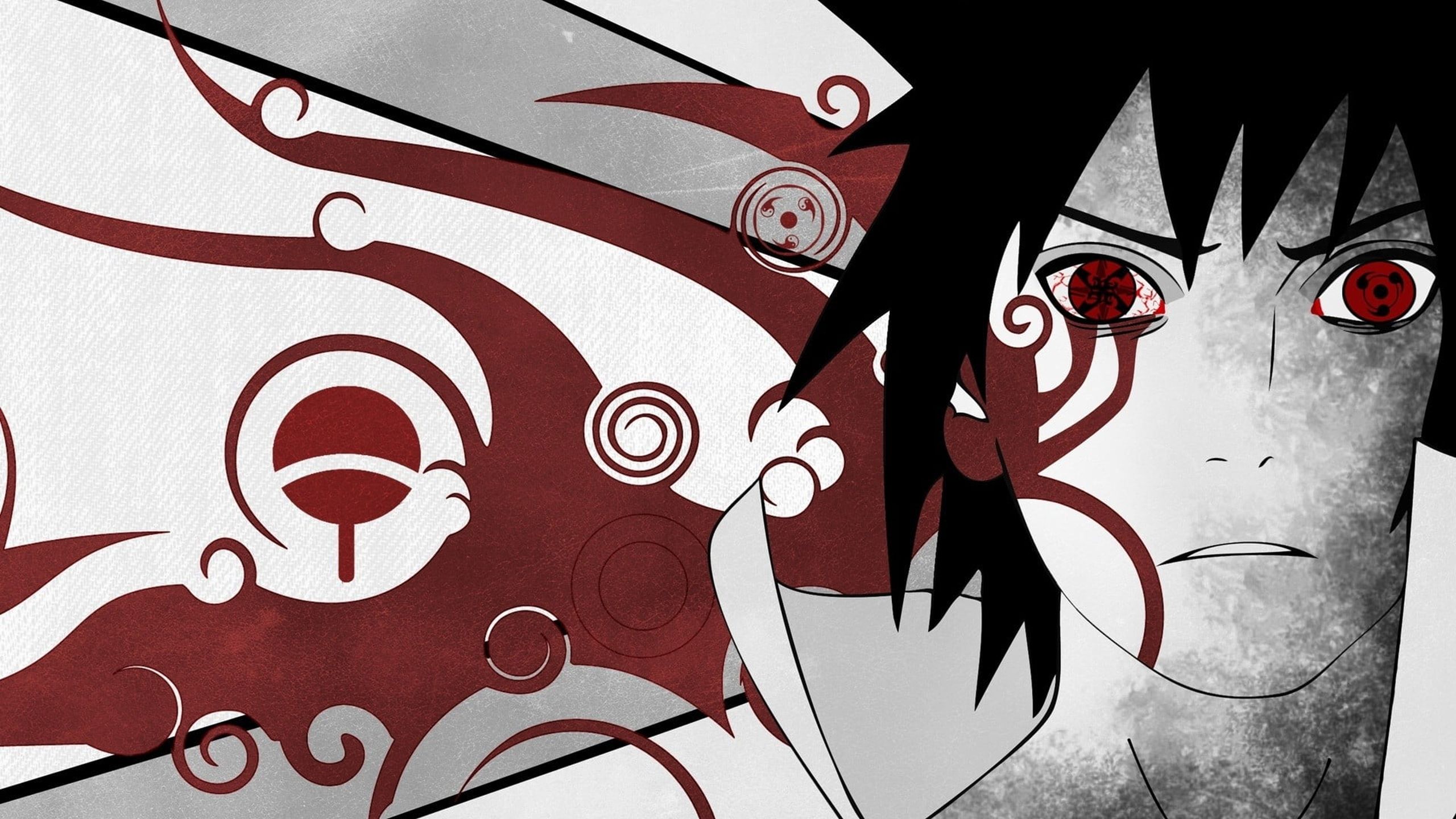 2560x1440 Sasuke Uchiha Desktop Wallpaper