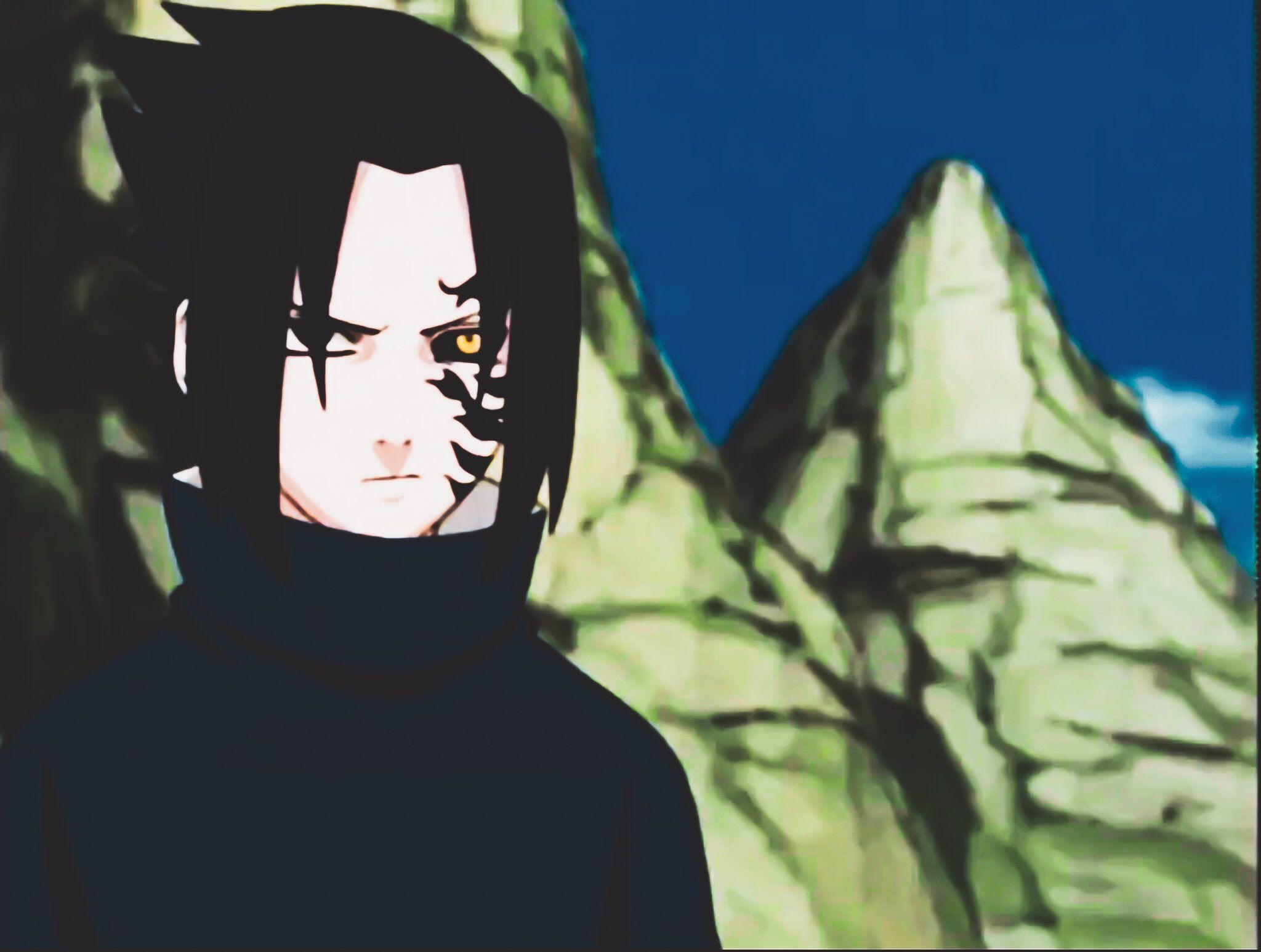 2048x1546 Naruto Posts on X: Sasuke Uchiha 2005