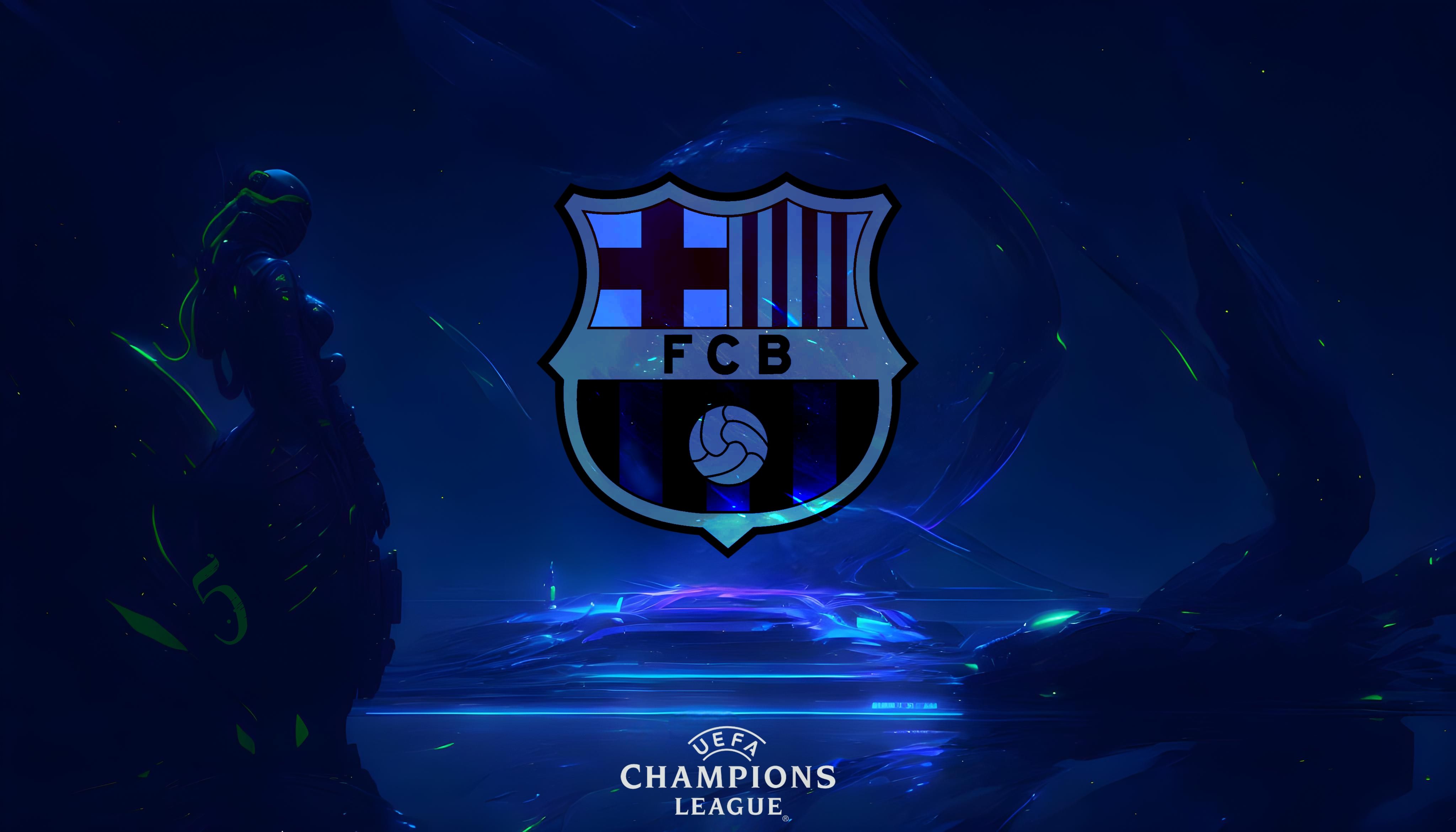 4096x2341 Champions League: FC Barcelona by Z A Y