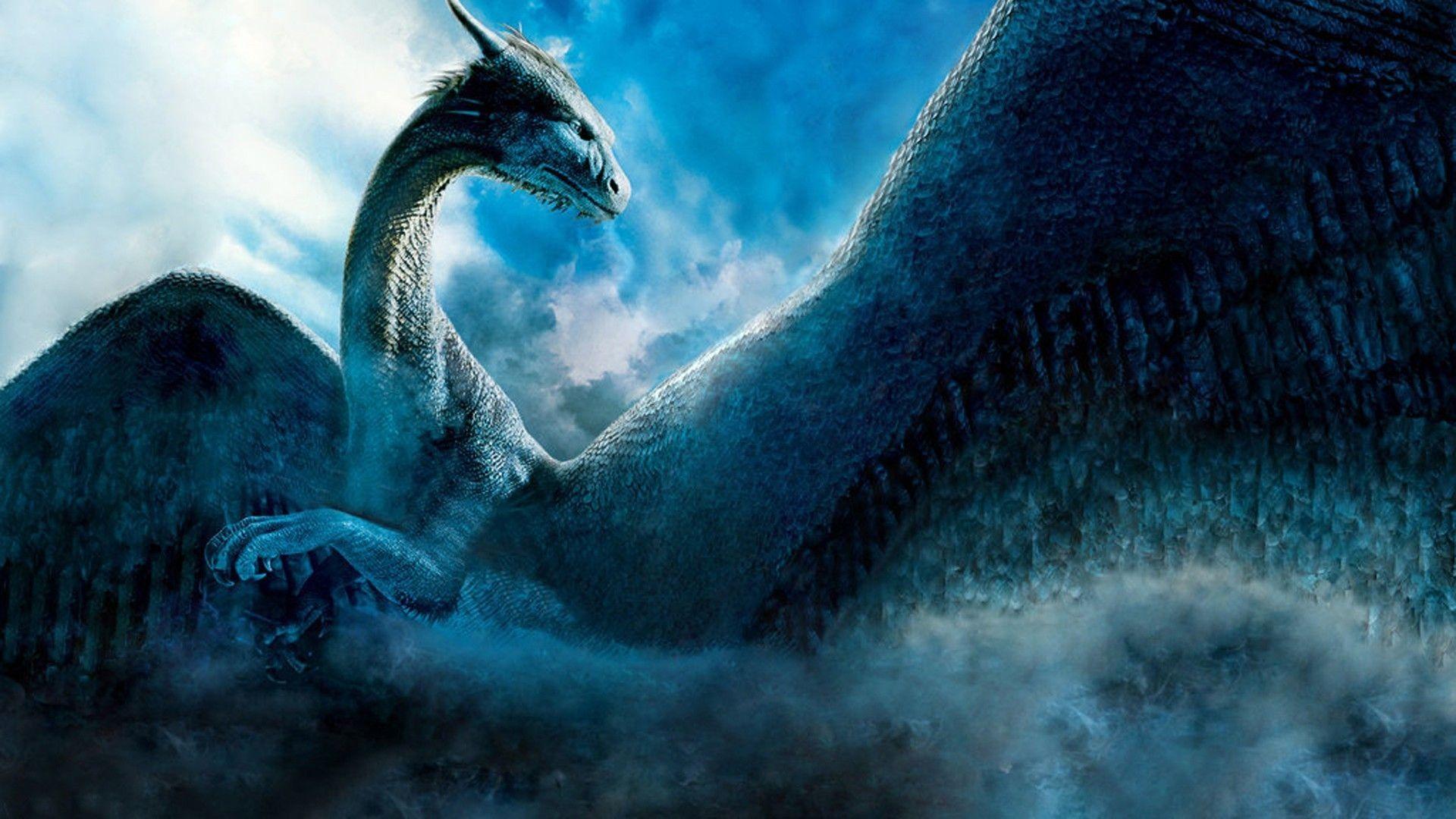 1920x1080 Blue Eyes White Dragon Wallpaper background picture