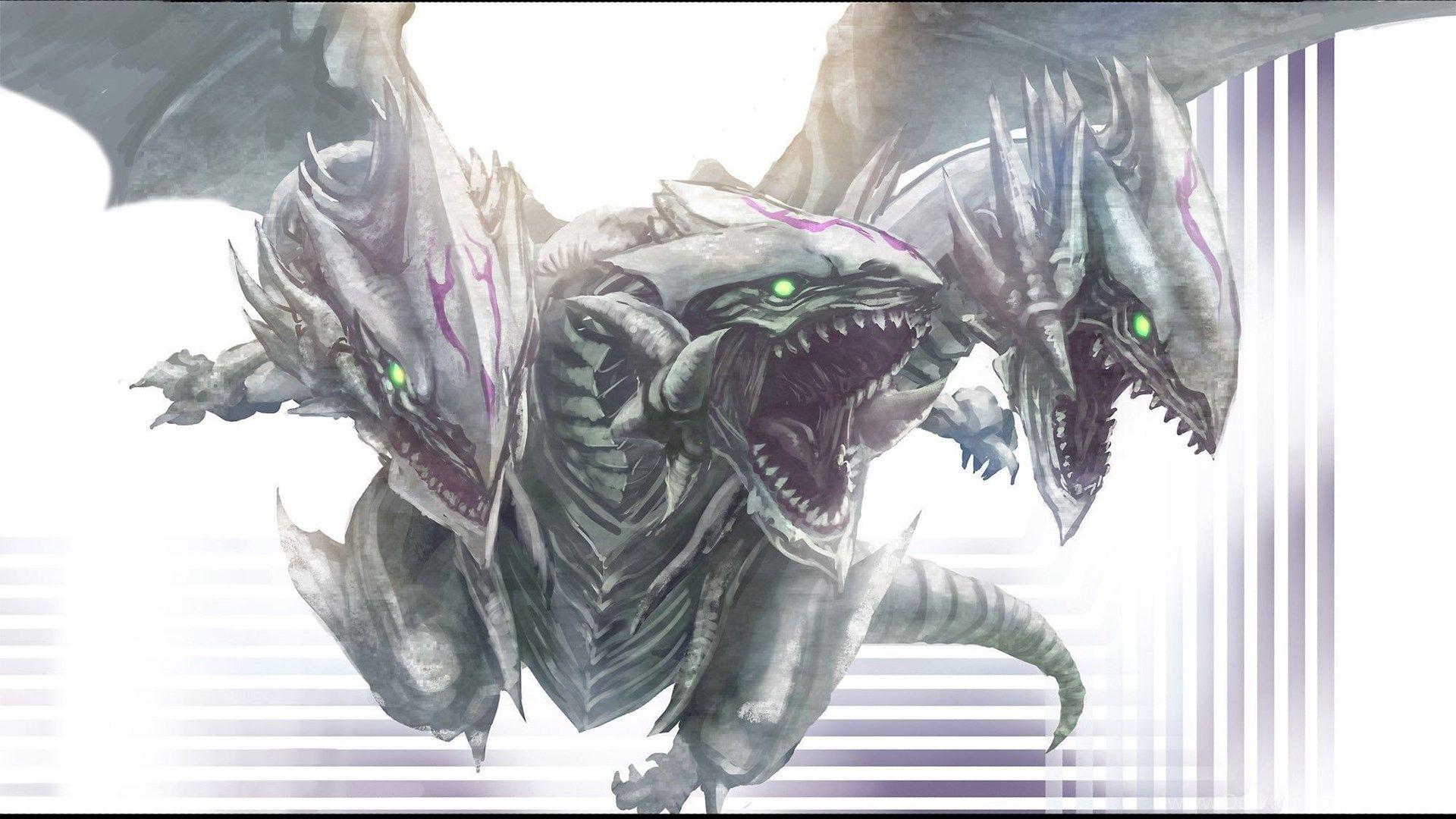 1920x1080 Blue Eyes White Dragon Wallpaper Desktop Background