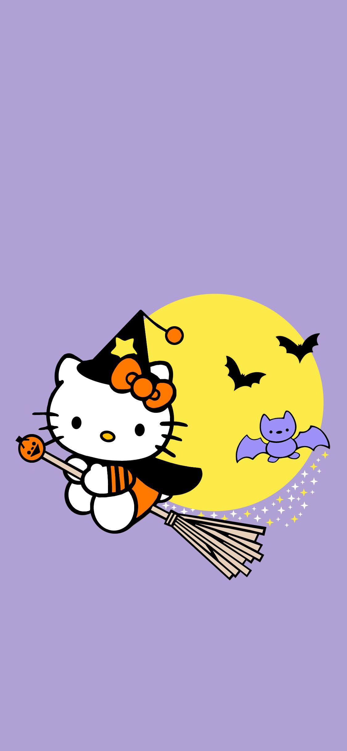 1125x2436 Hello Kitty Halloween Wallpaper 21