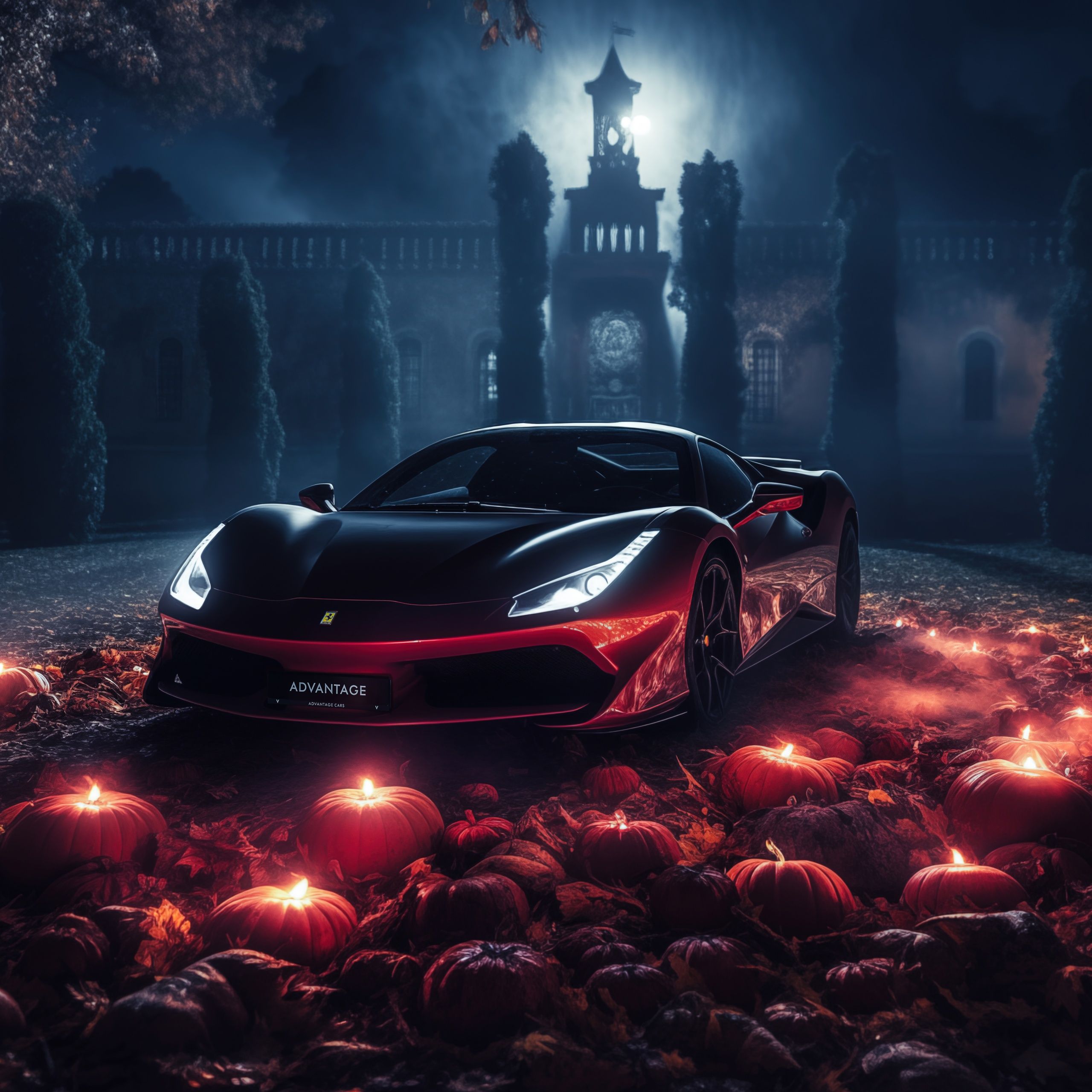 2560x2560 Ferrari Wallpaper 4K, Sports car