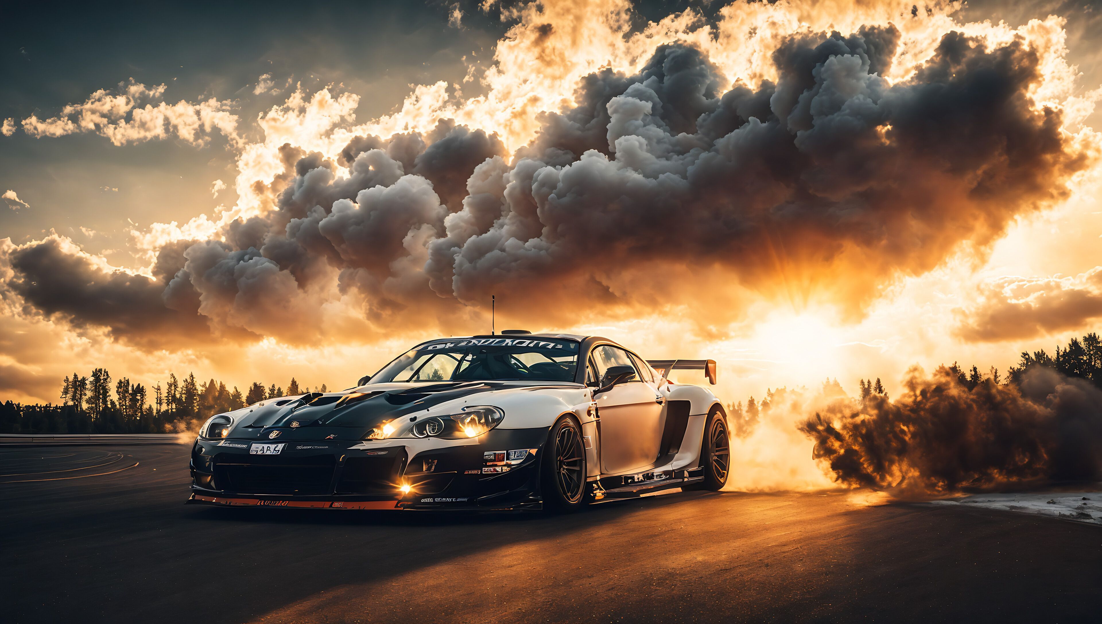 3840x2176 4K Wallpaper: Sports cars on track : r