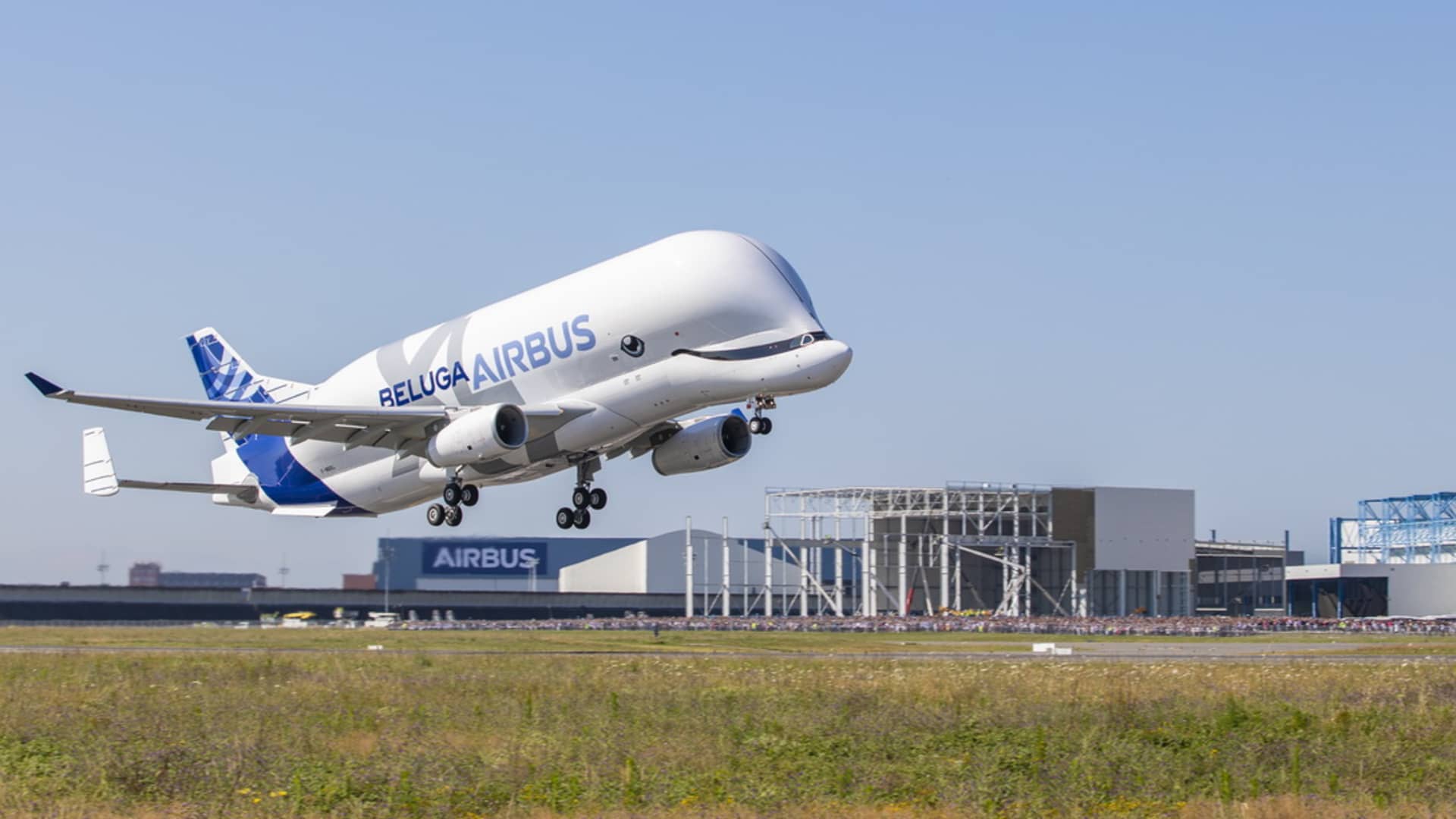 1920x1080 Airbus Beluga XL Whale takes flight