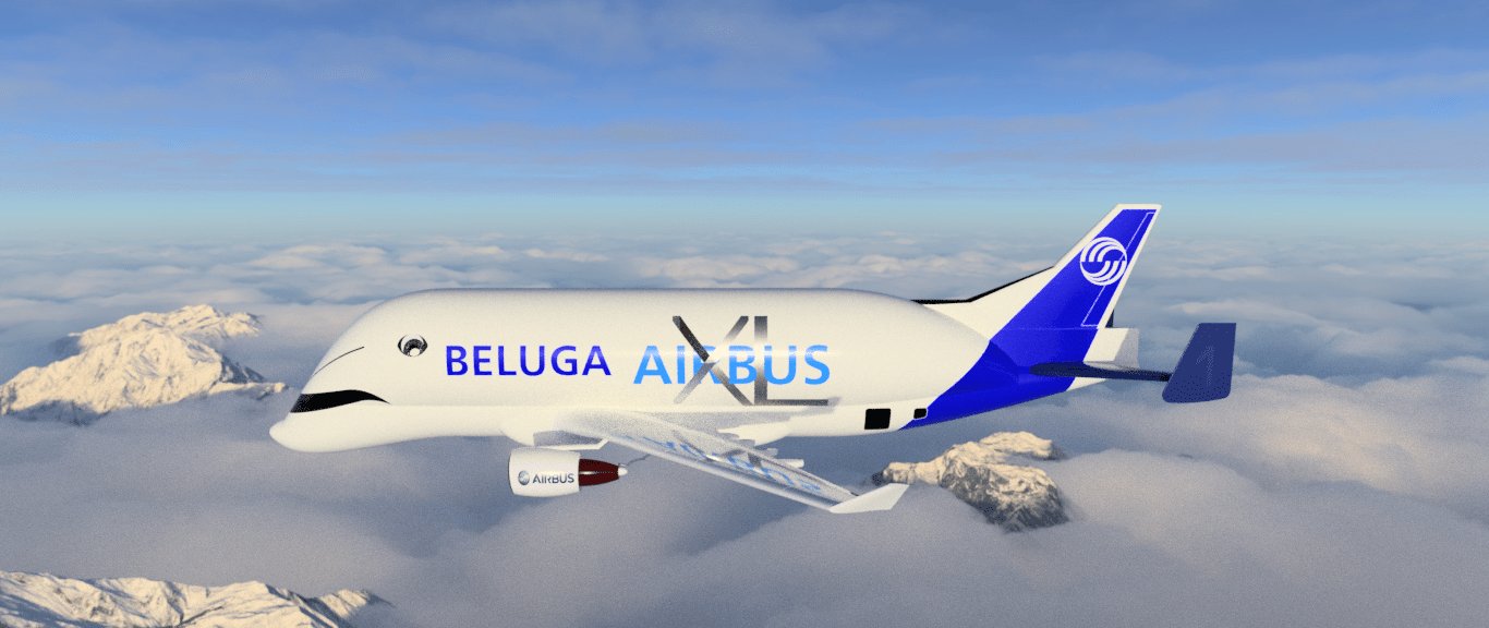 1366x576 Airbus Beluga XL. Autodesk Community