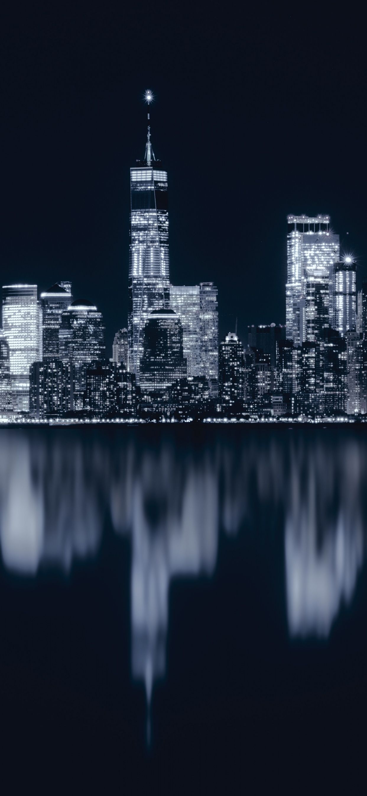 1242x2688 Wallpaper 4K, Night, Cityscape, City lights