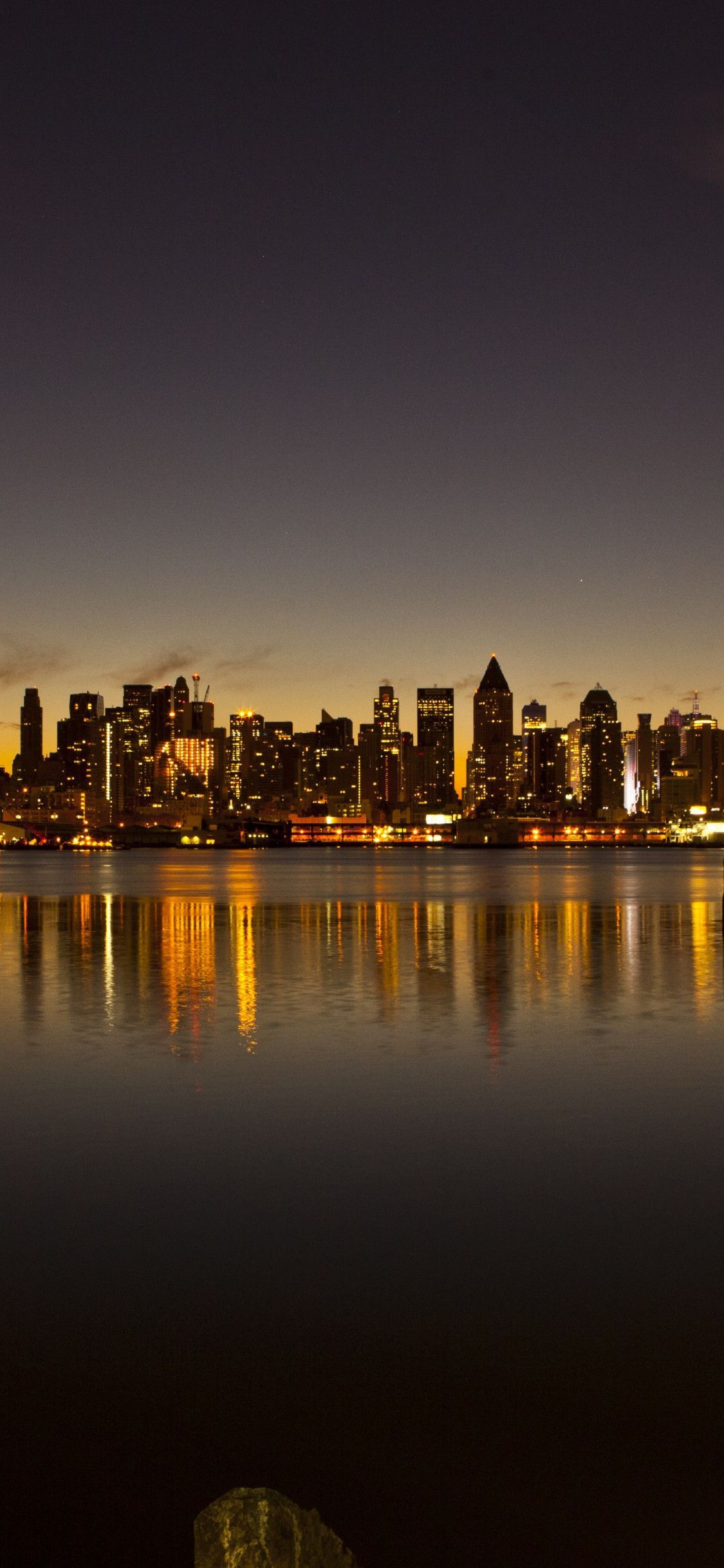 1125x2436 New York city skyline 1125x2436