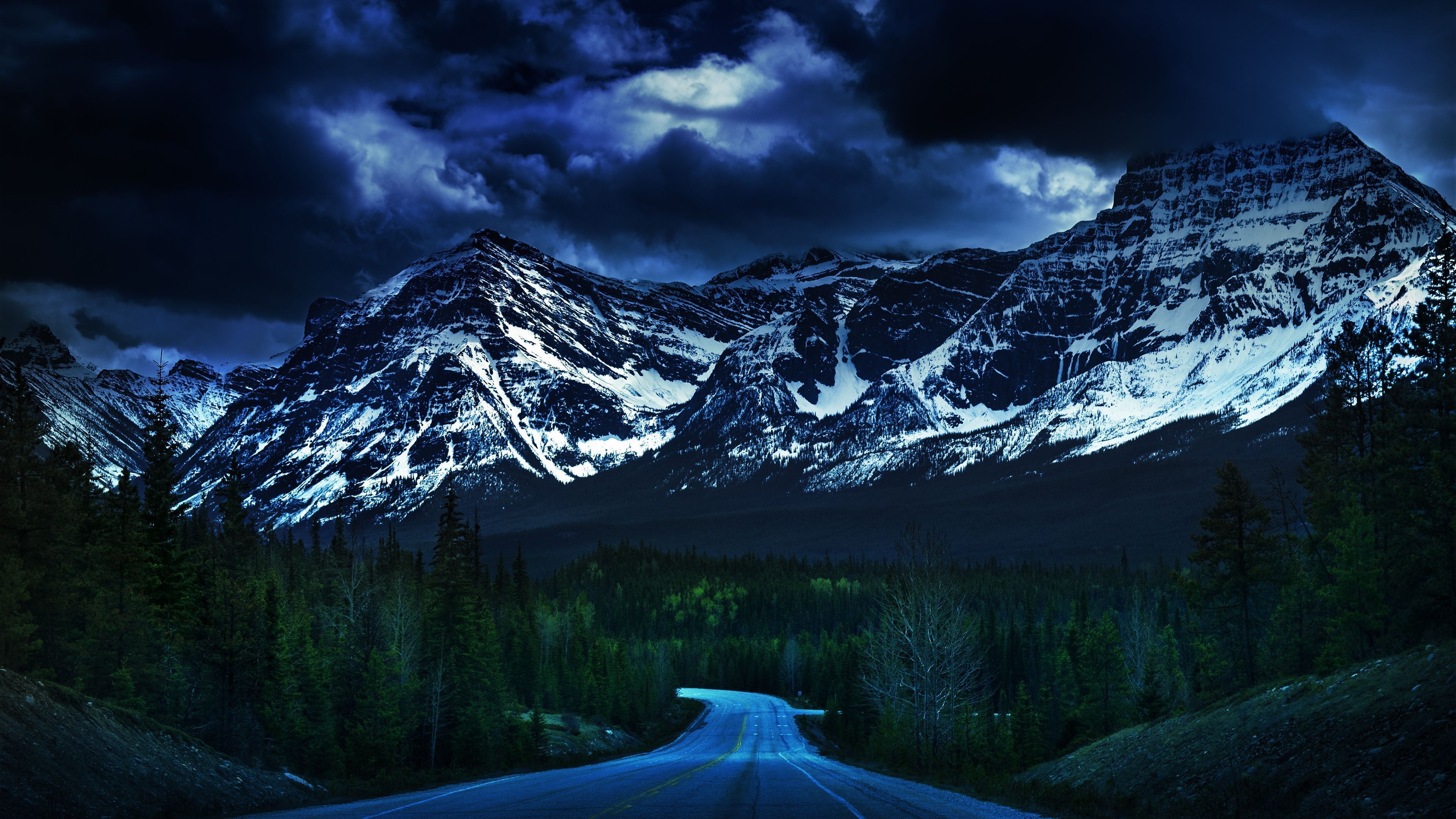 3840x2160 Icefields Parkway Wallpaper 4K