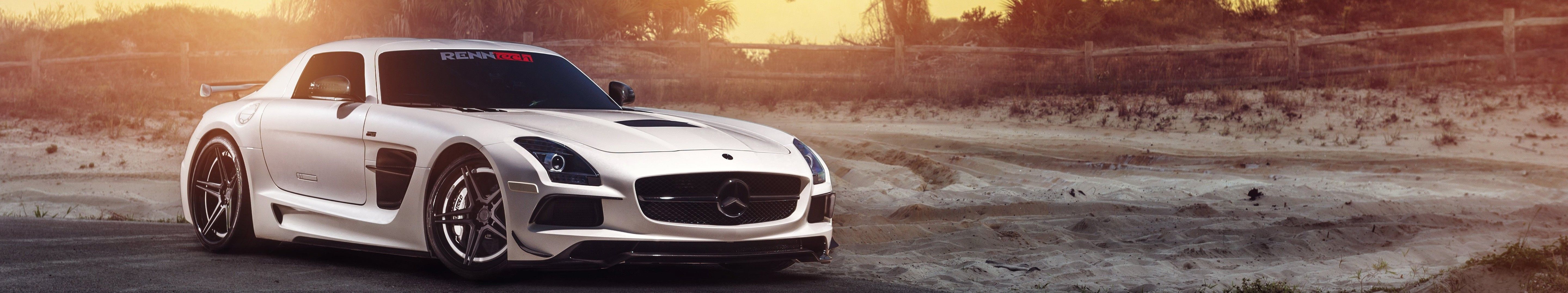 5760x1080 car triple screen mercedes