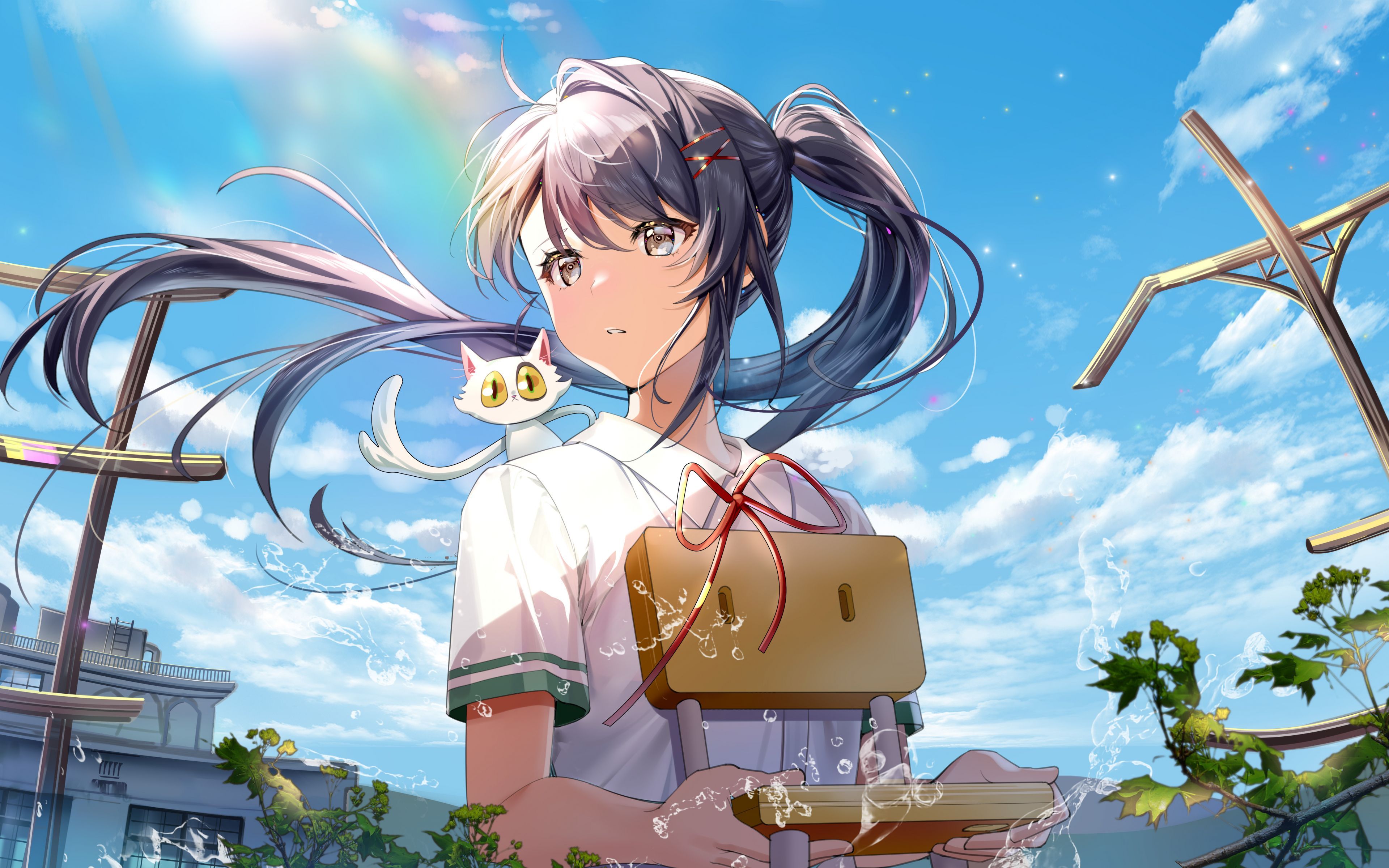 3840x2400 Download wallpaper 3840x2400 suzume no