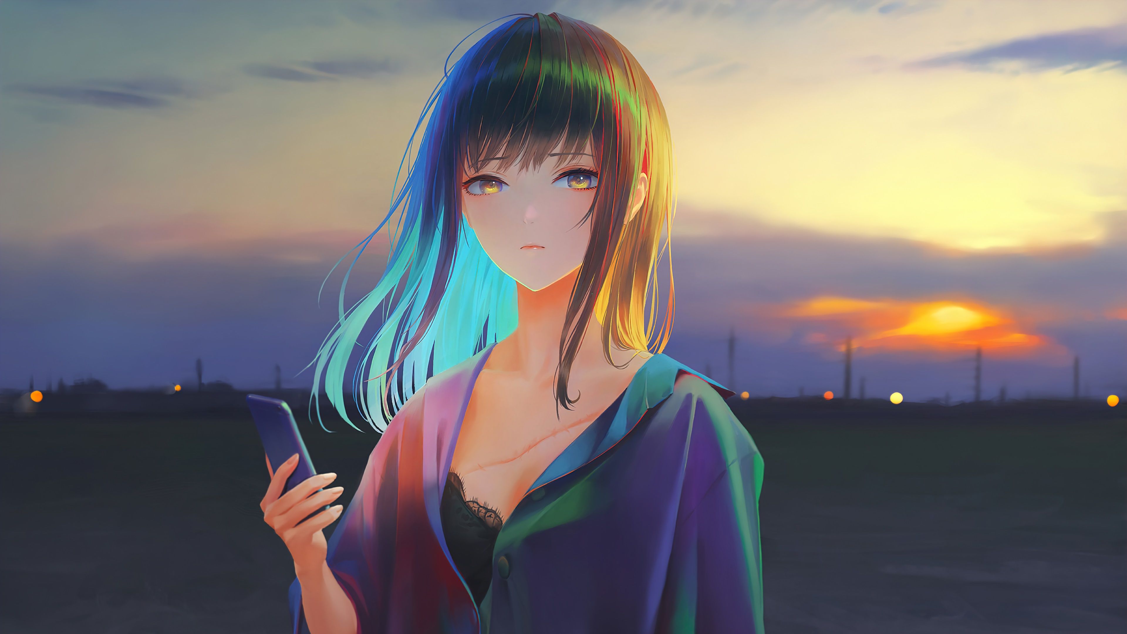 3840x2160 Download Anime Girl Anime Girl 4k Ultra