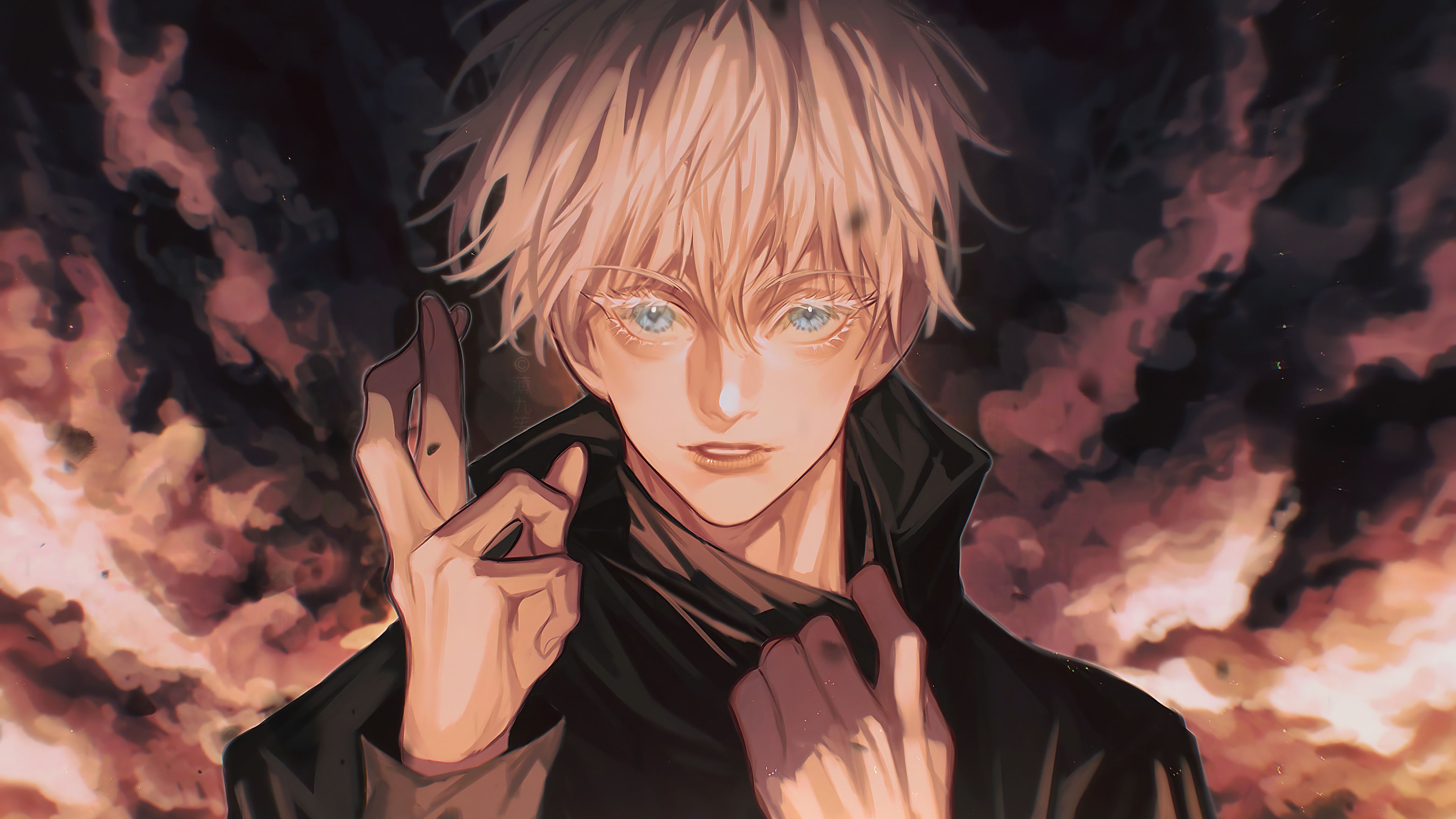 3840x2160 Satoru Gojo Infinite Void Domain